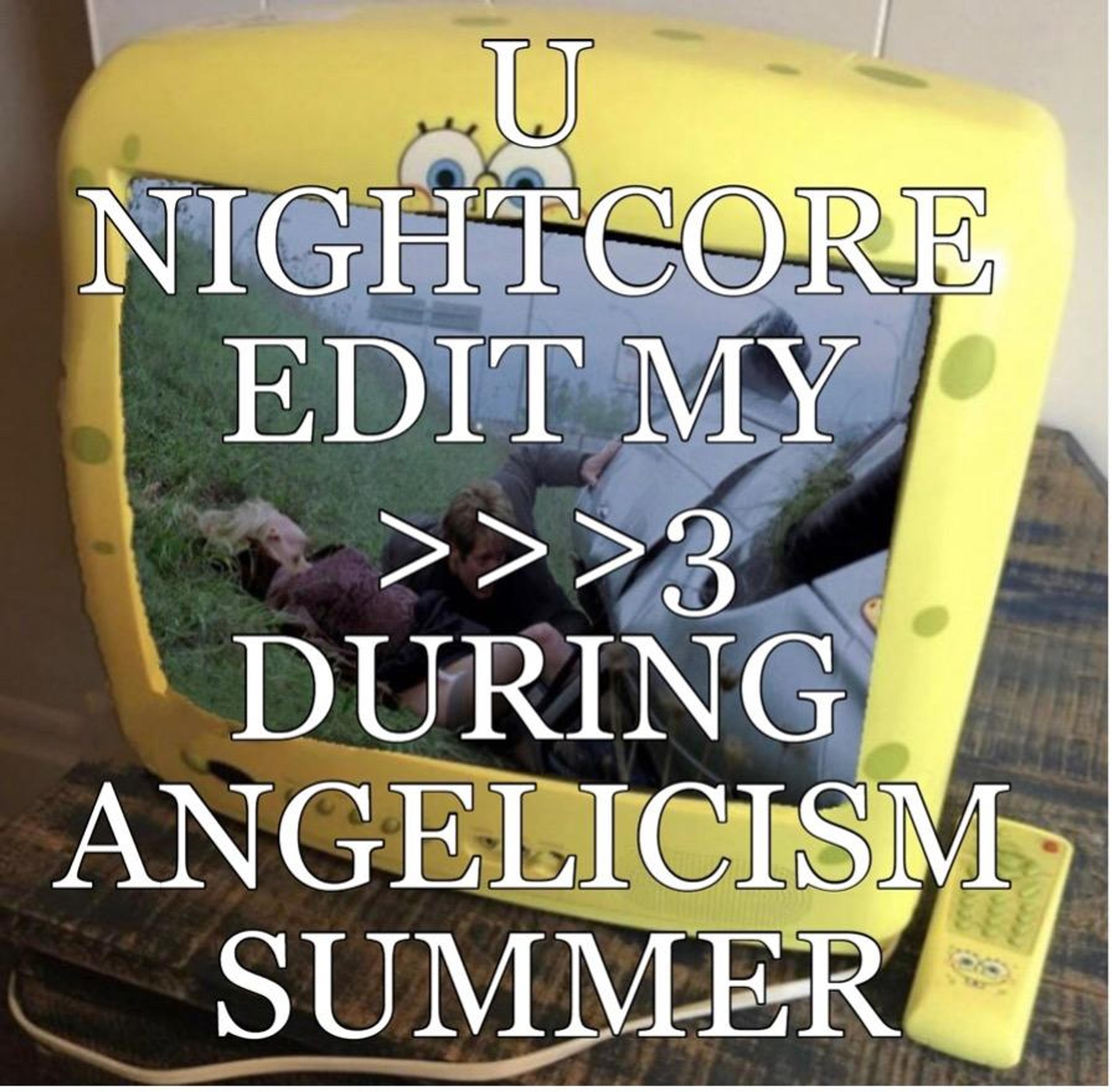 Nightcore Angelicism meme
