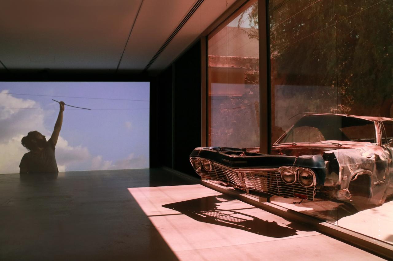 Akram Zaatari, The Landing, 2019