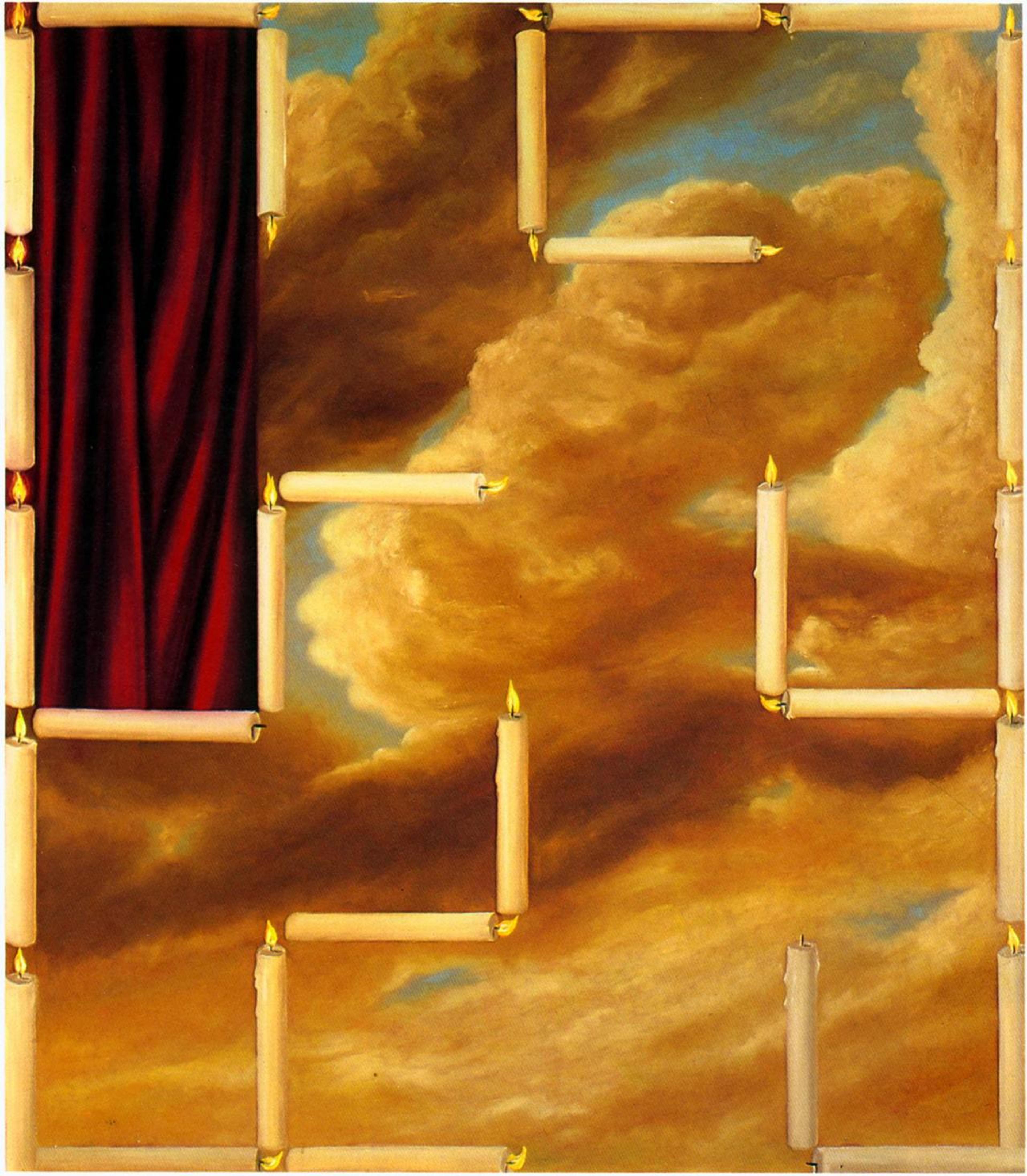 A Simple Maze, 1988, Oil on canvas, 213 x 183 cm