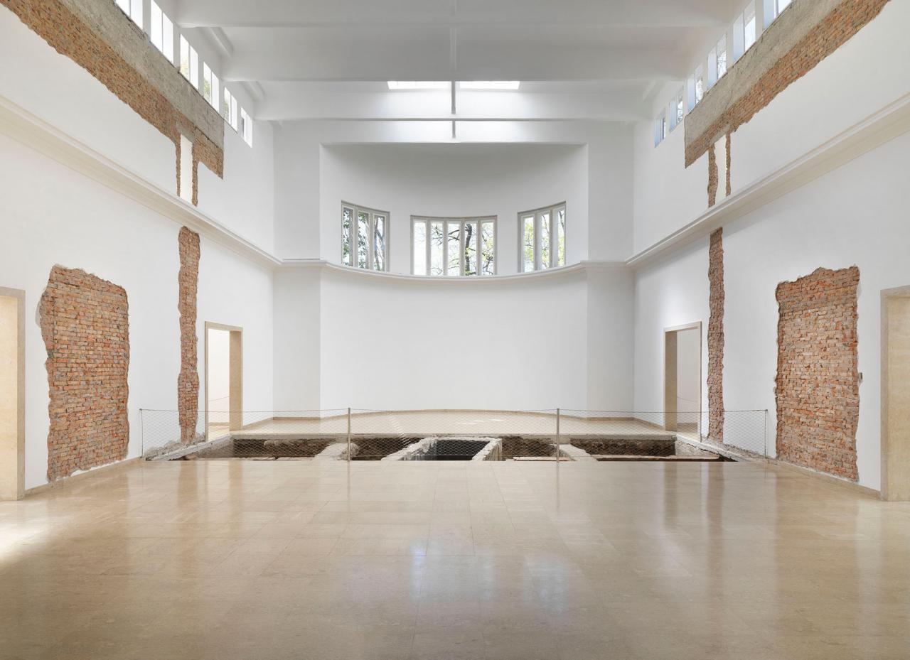 View of “Relocating a Structure,” 2022