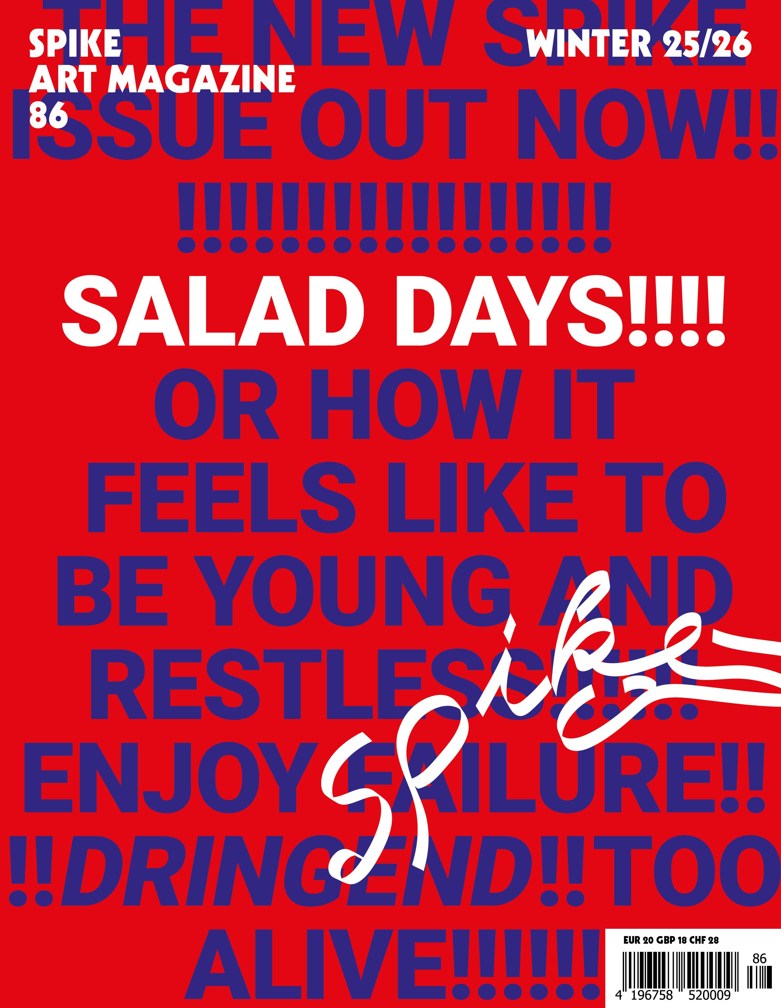 An image for the showcase module titled, "Spike’s Winter 2025/26 Issue – Salad Days – is out now!"