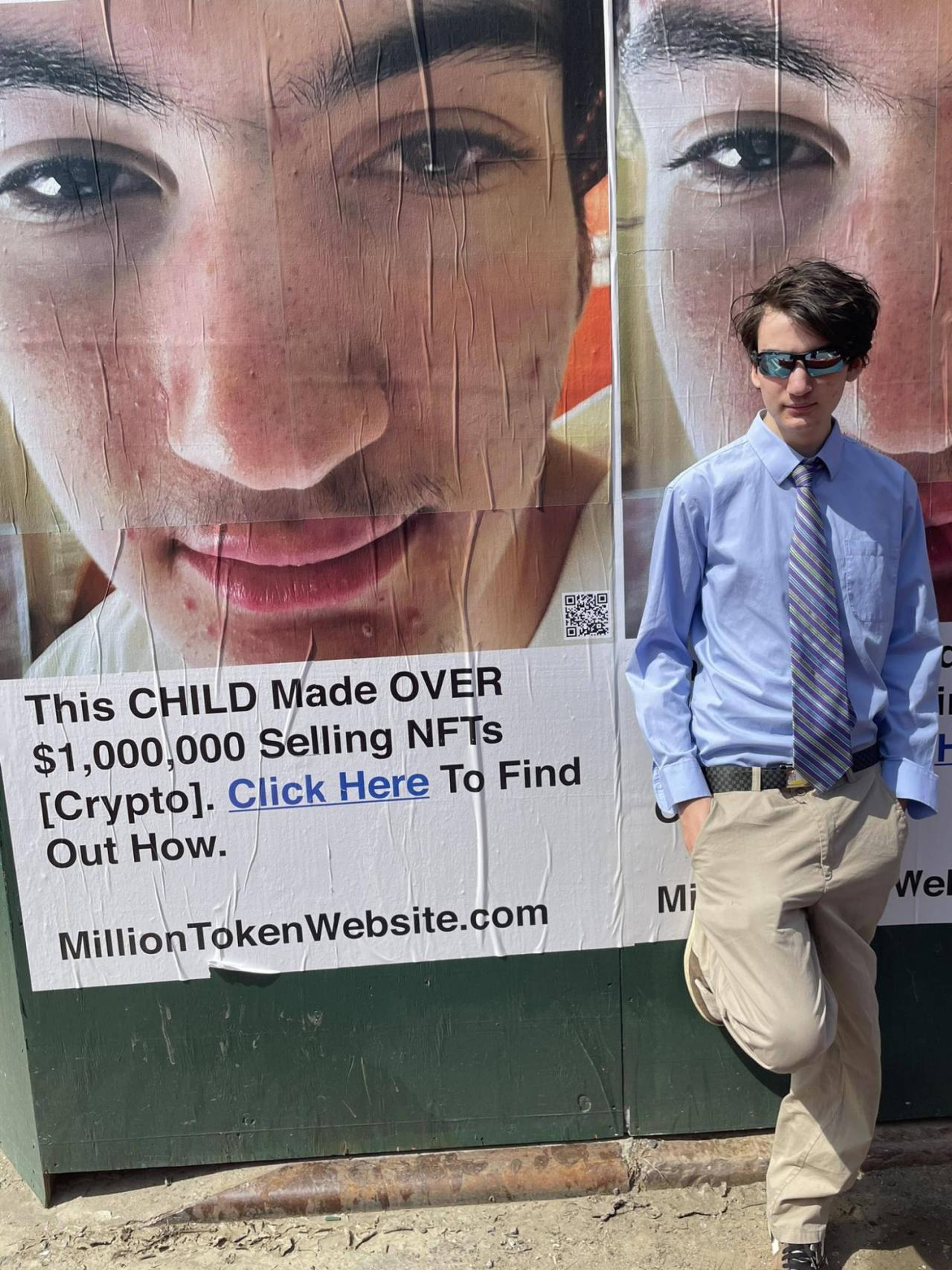 Street campaign for Million Token Website