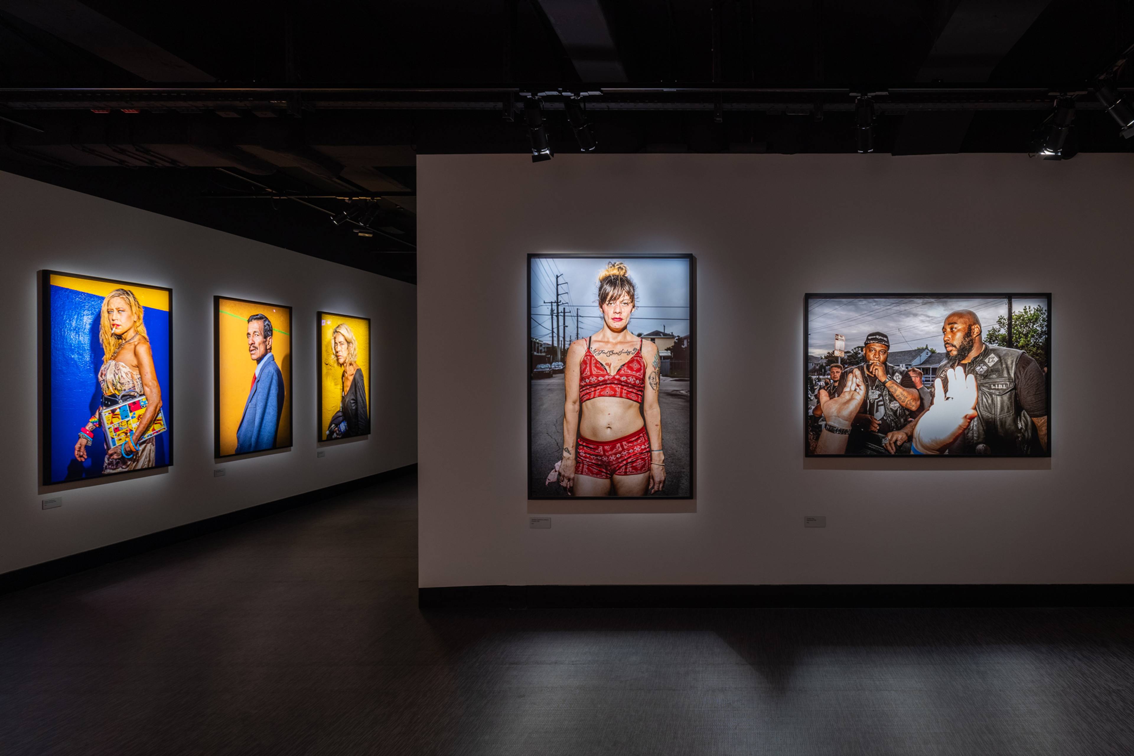 View of Bruce Gilden, “Why These?” Fotografiska Berlin, 2026