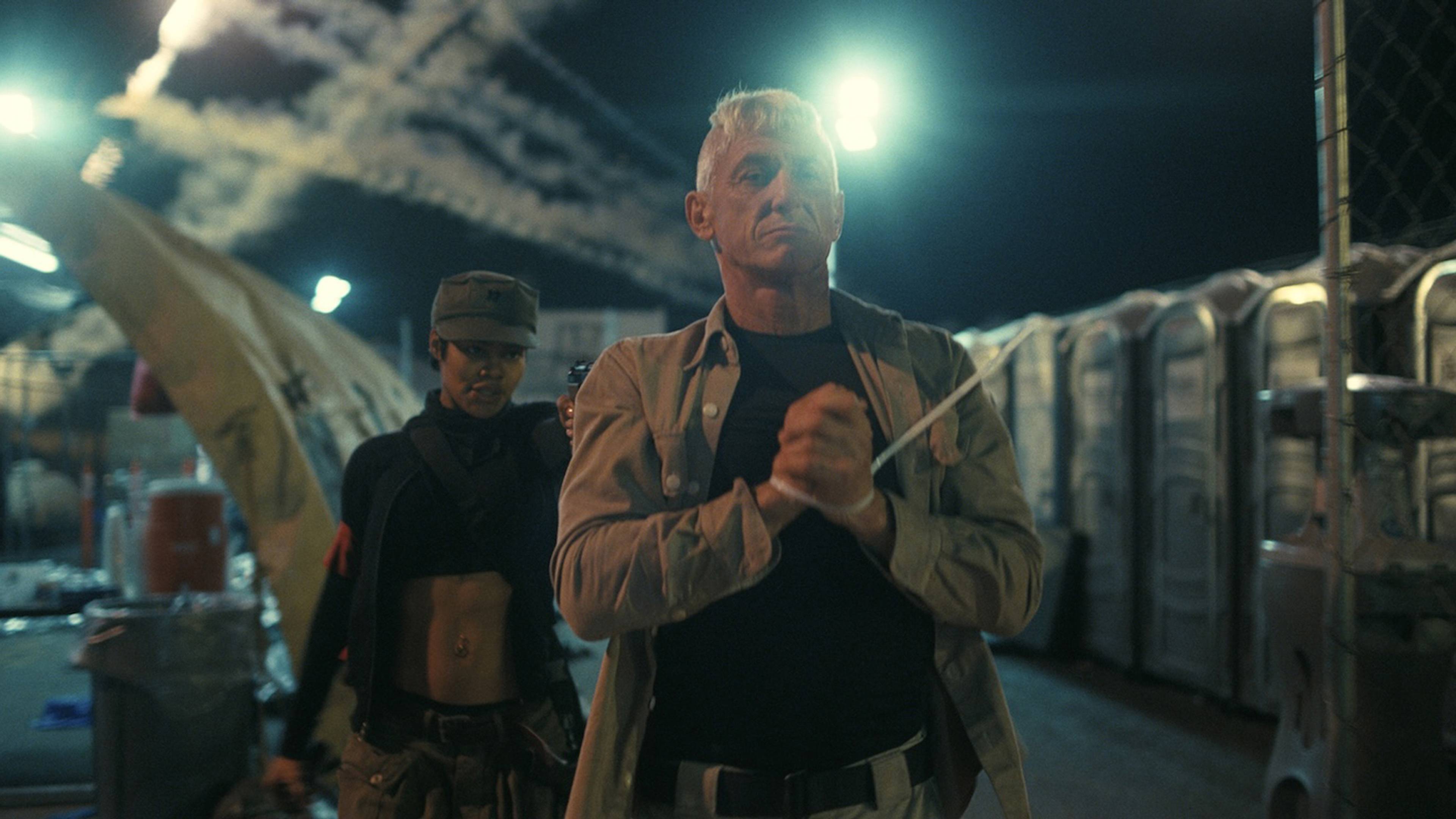 Teyana Taylor and Sean Penn in One Battle After Another (2025)
