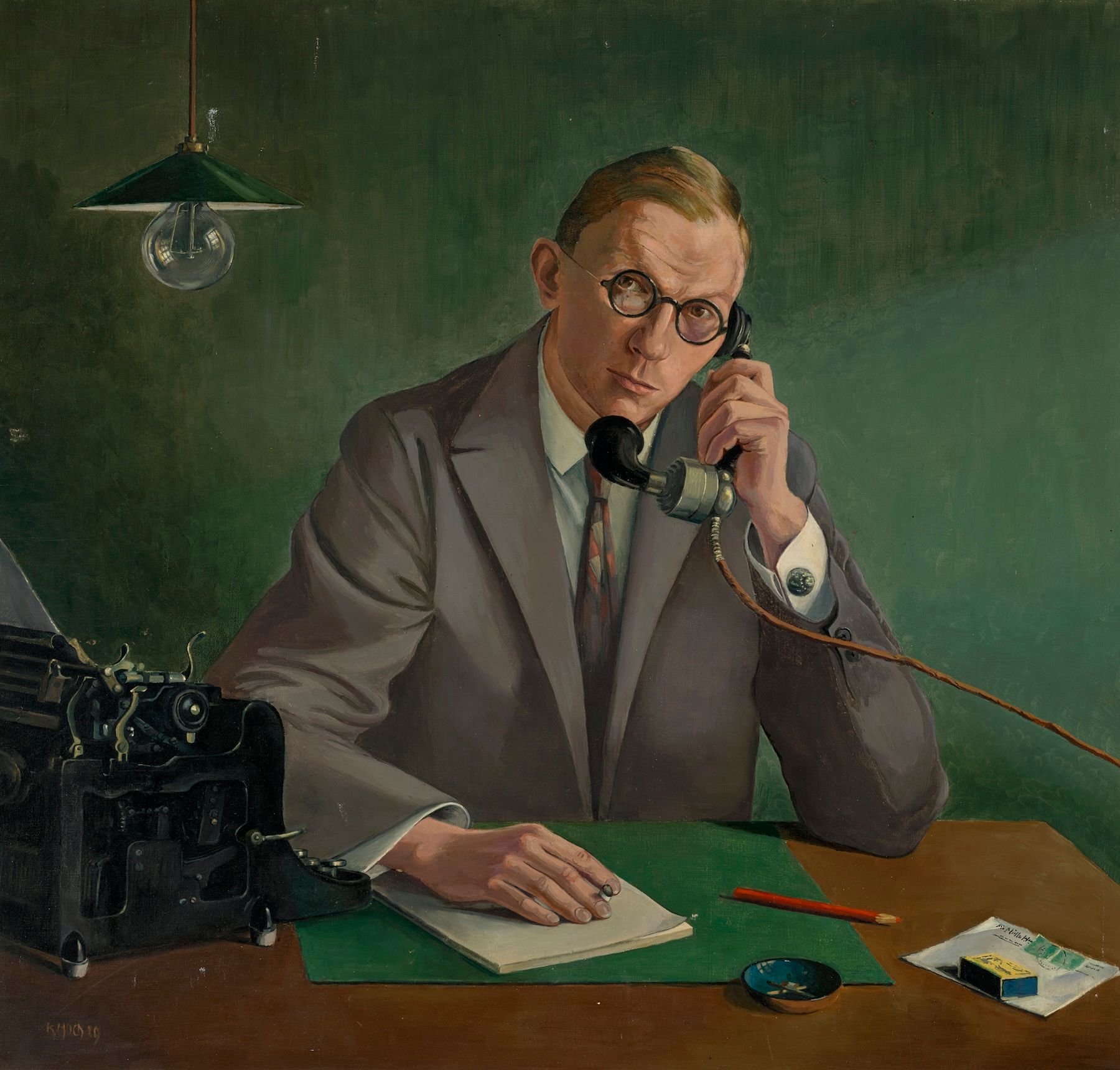 Käte Hoch, Bildnis Dr. E. Mueller Kamp, 1929