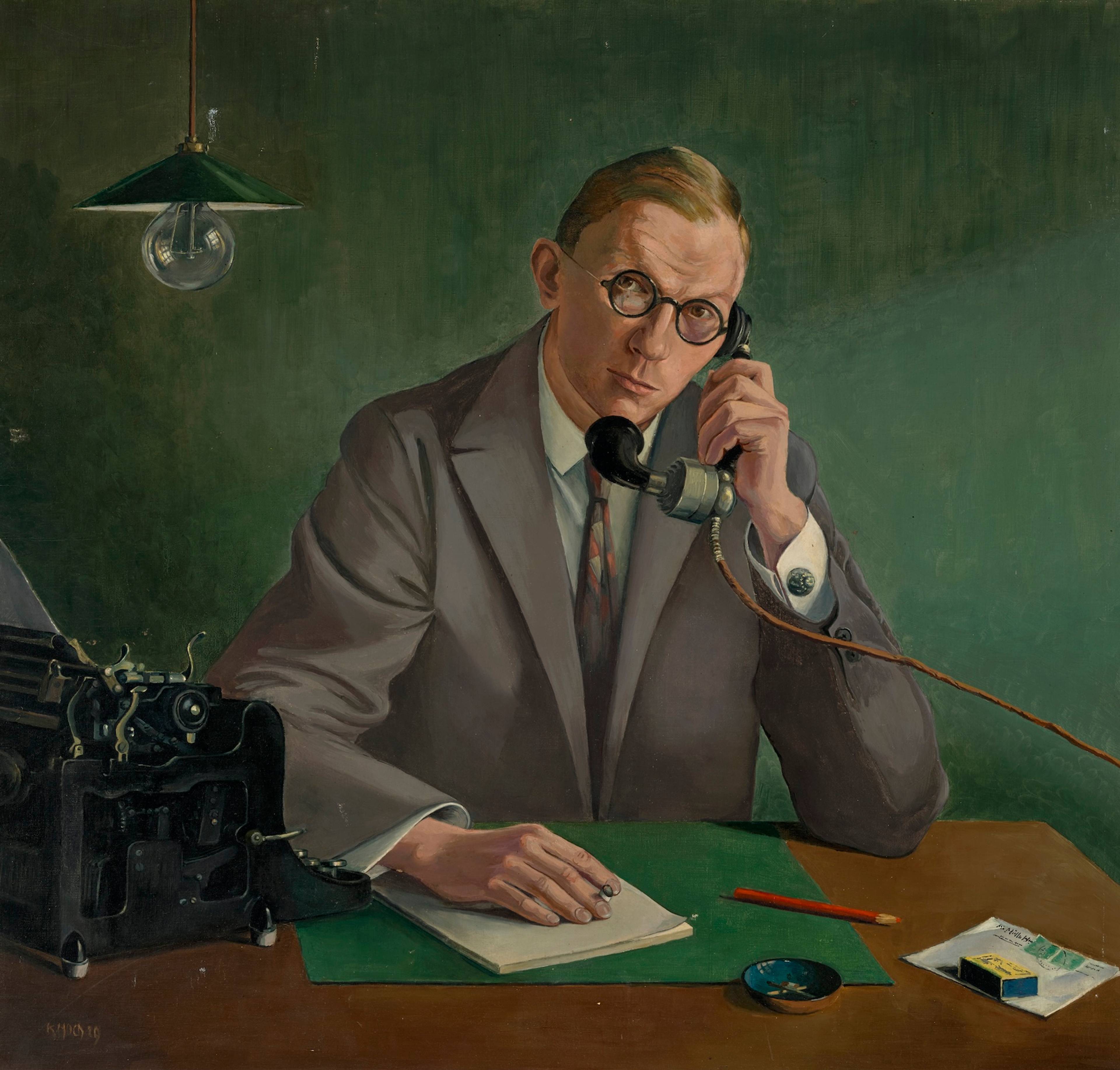 Käte Hoch, Bildnis Dr. E. Mueller Kamp, 1929