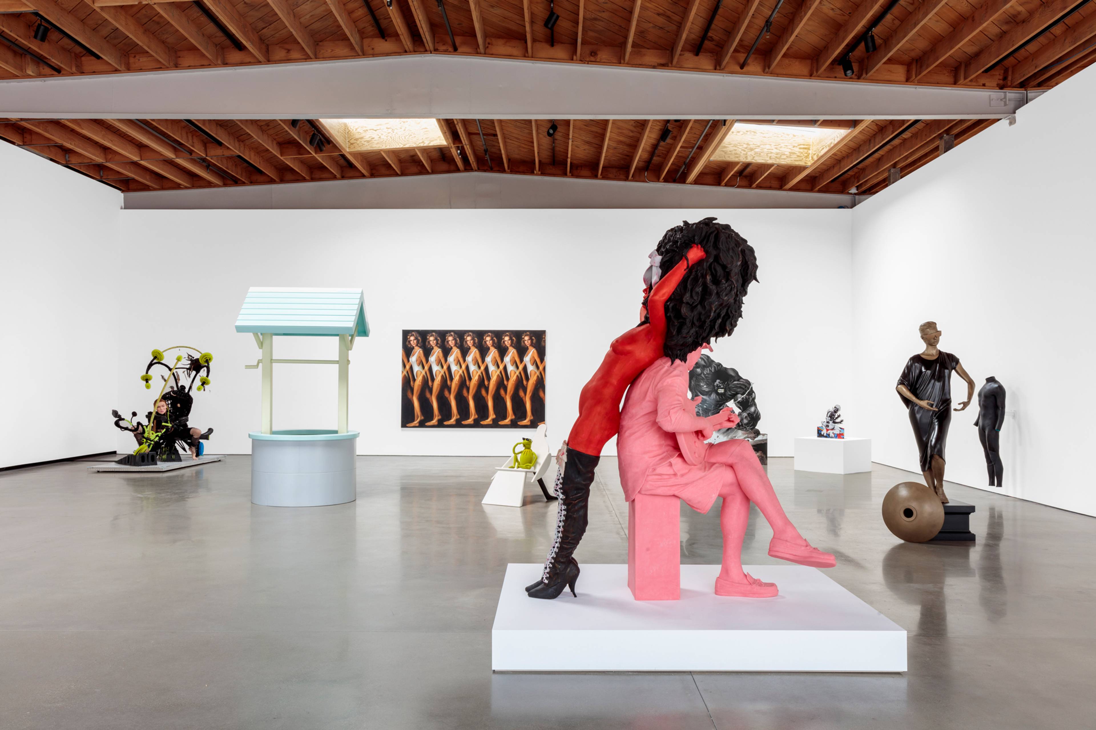 View of “Post Human,” Jeffrey Deitch, Los Angeles, 2024