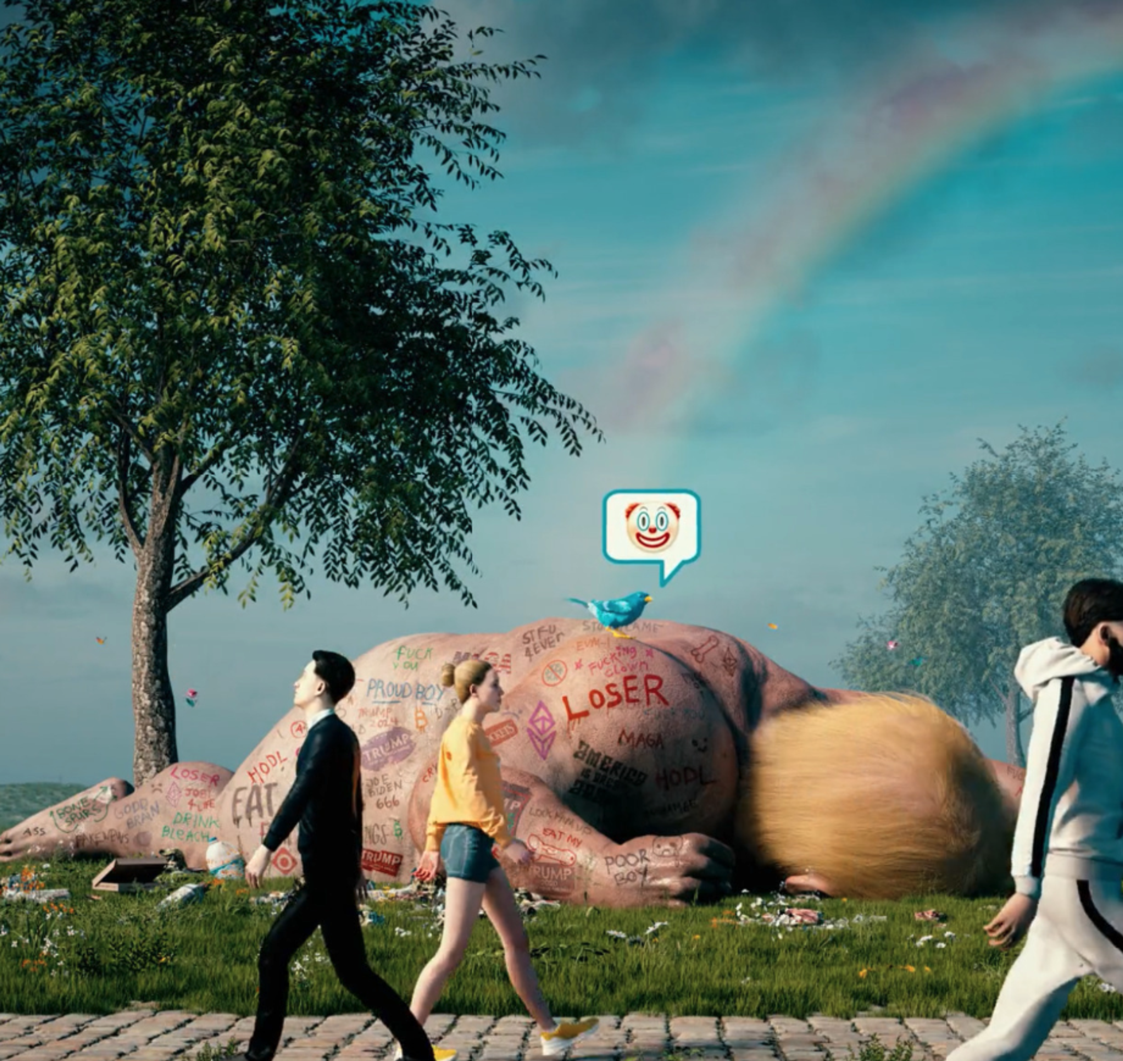 Beeple, Crossroad, 2020