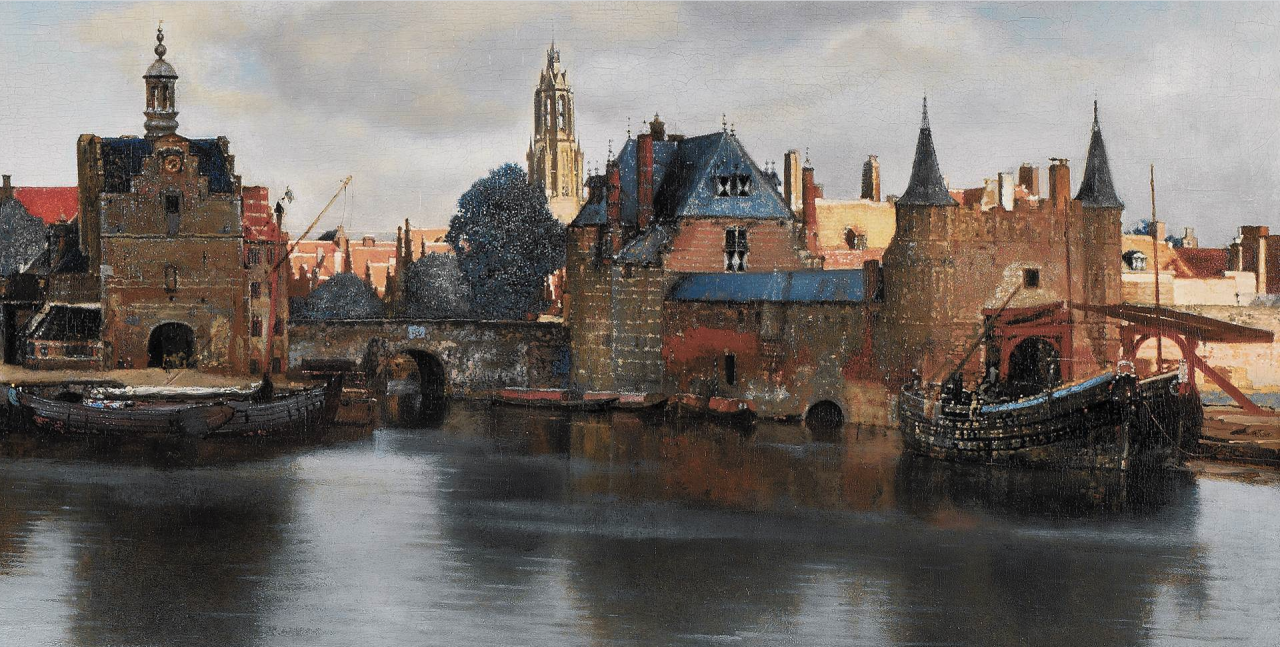 Johannes Vermeer, View of Delft, 1660-1661, oil on canvas, 96.5 cm x 115.7 cm