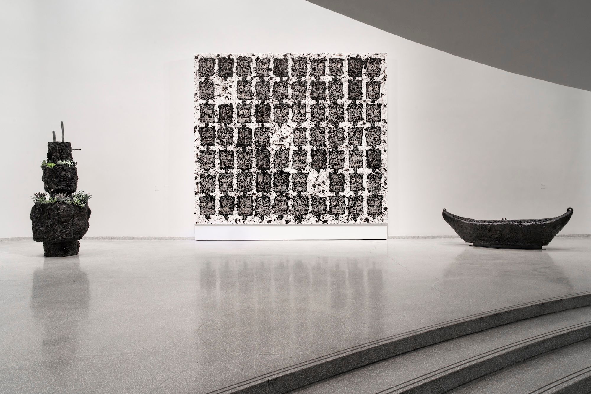 Installation view Rashid Johnson
