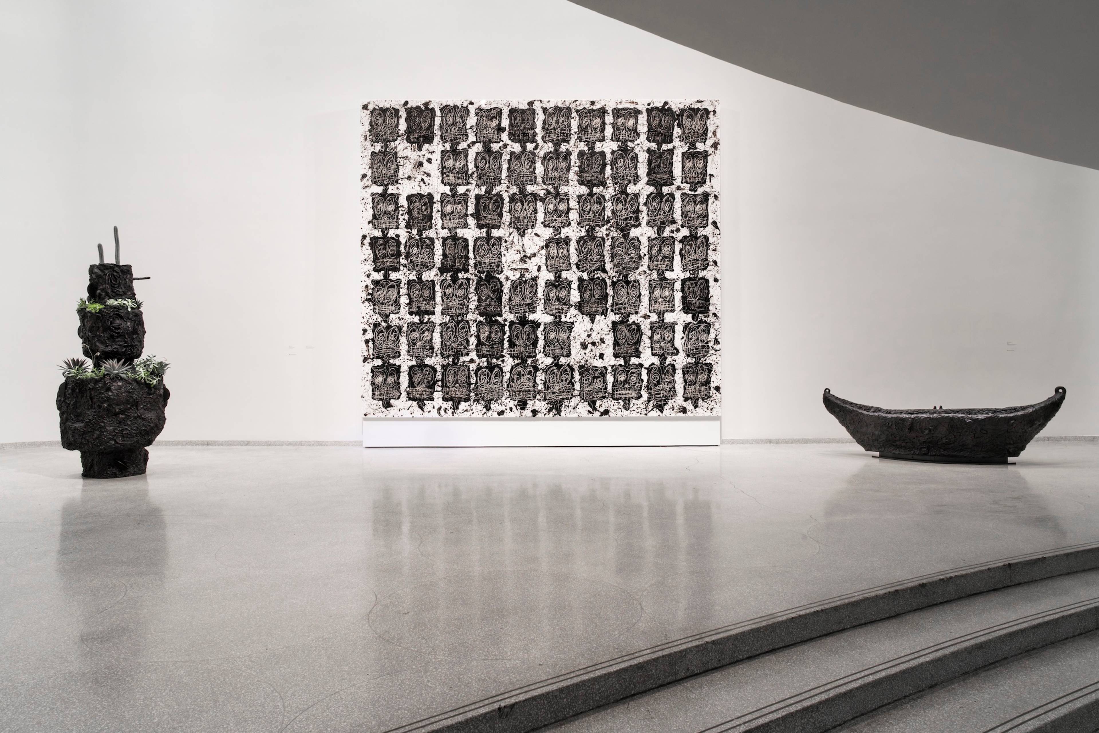 Installation view Rashid Johnson