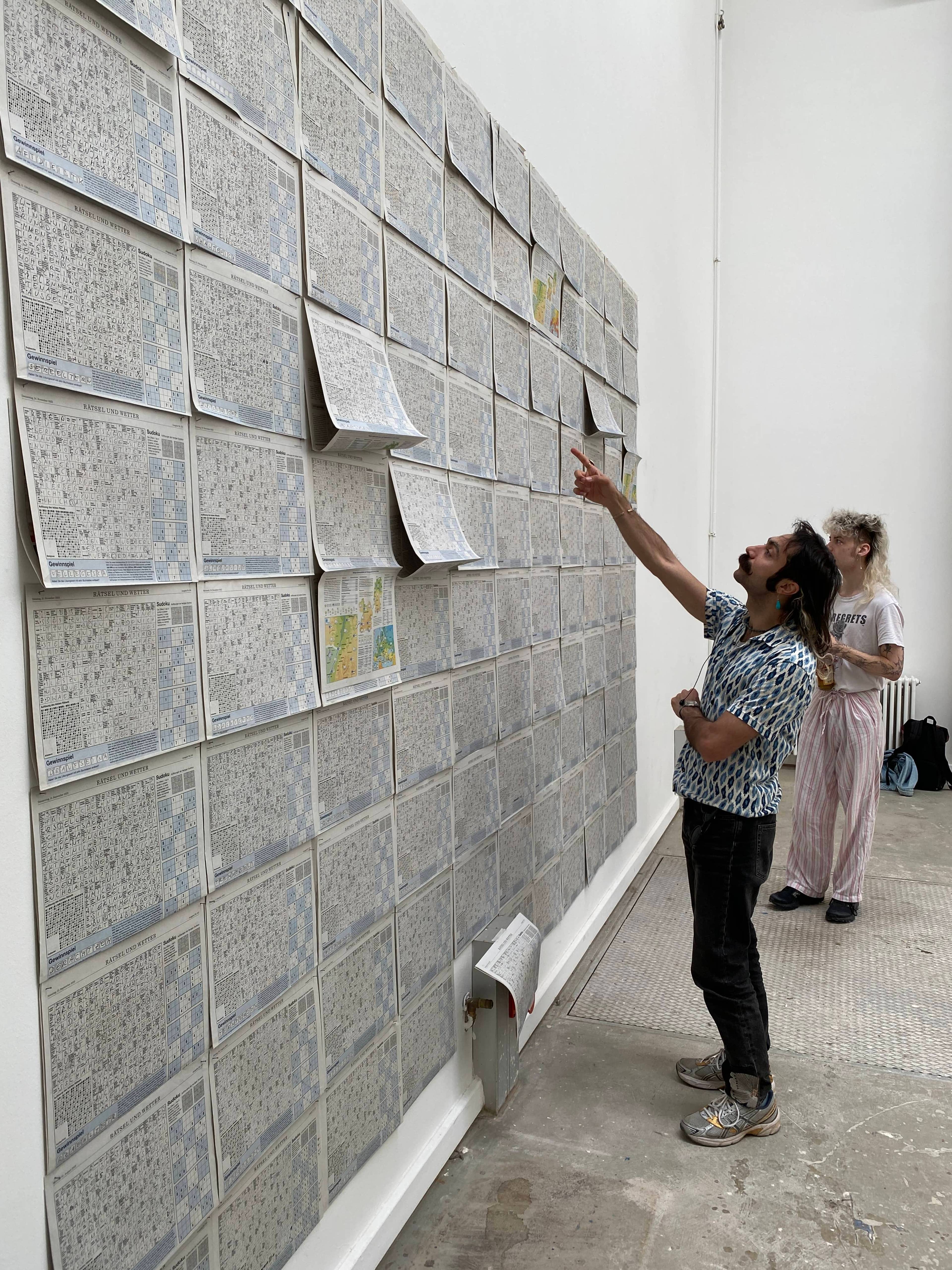 Presentation of Work from Michaela Heigl at Kunstakademie Karlsruhe, from Class Vitorelli