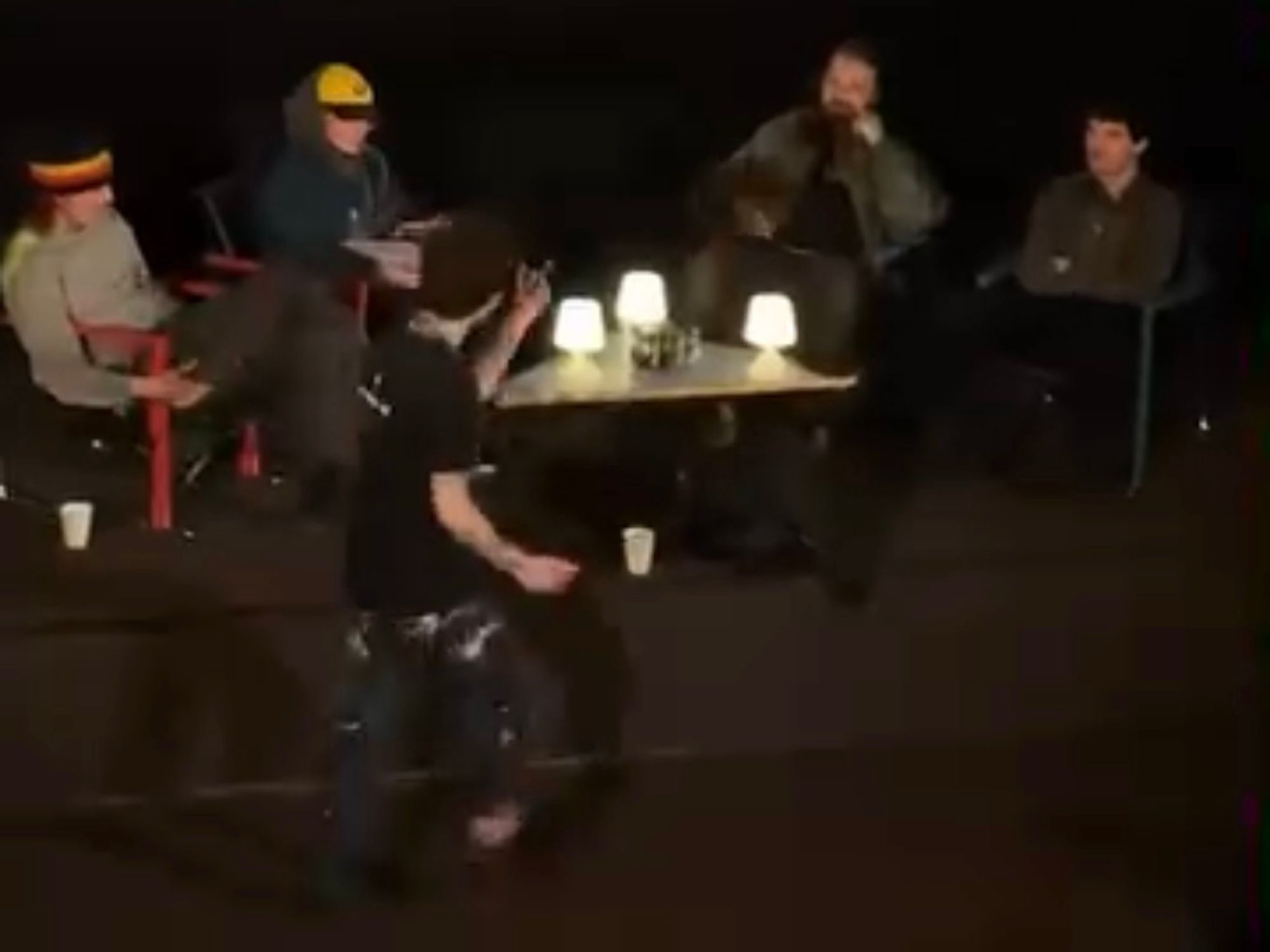 The Helsinki heckler, sanctioned screenshot of unsanctioned video capture