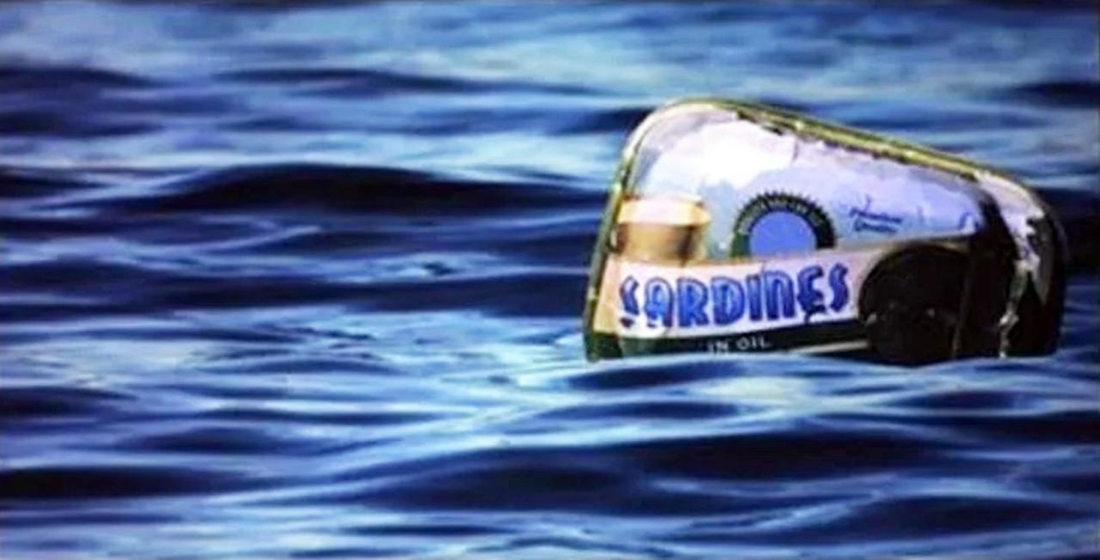 A tin of sardines out at sea