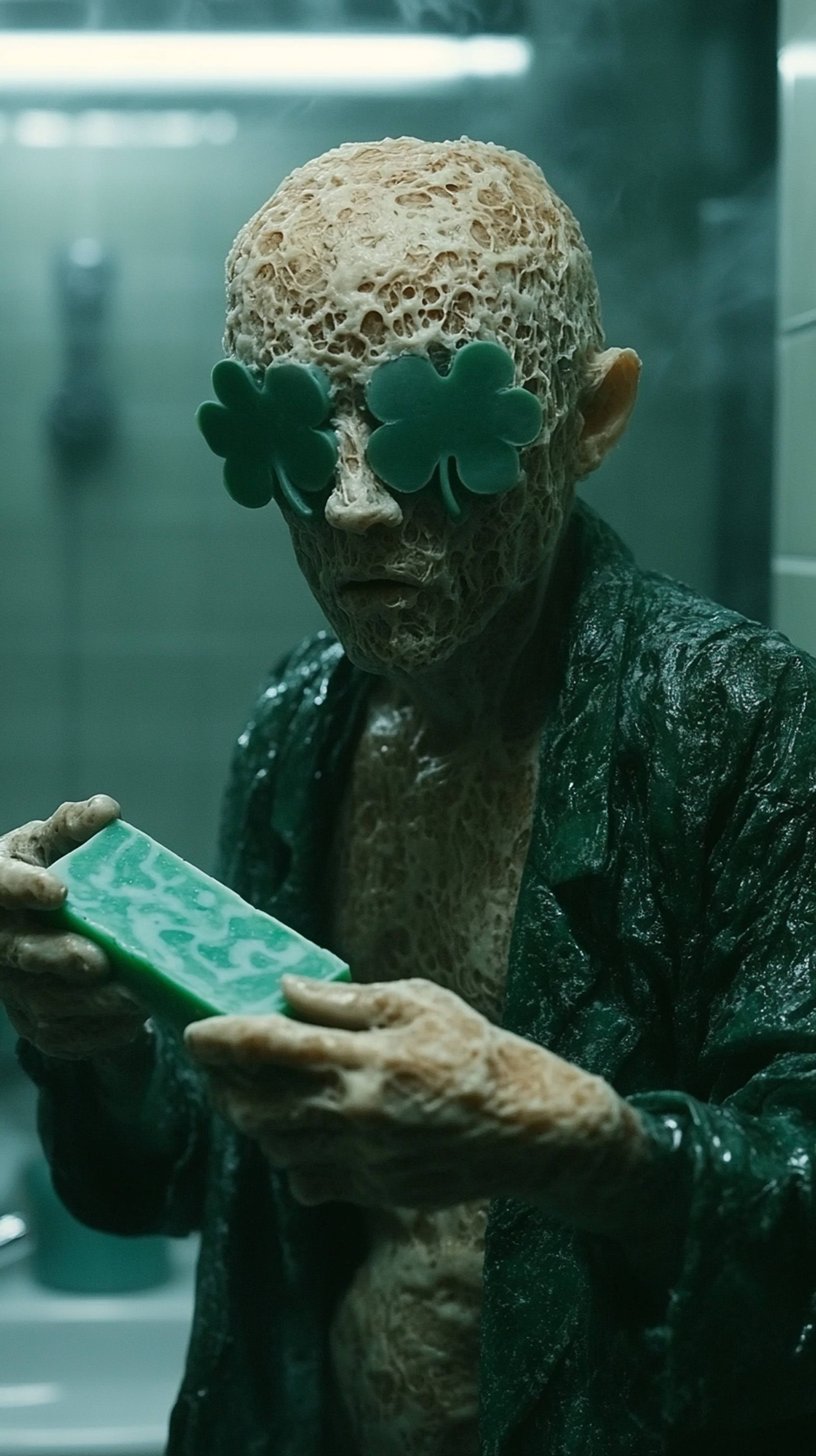 Still from Daryl Anselmo, irish spring, magically delicious, 2025