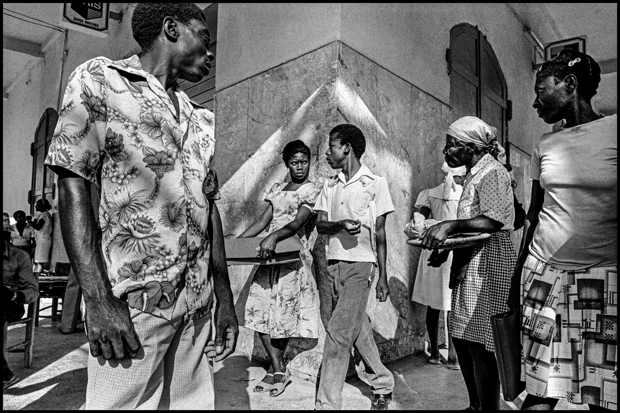Bruce Gilden, Untitled (Haiti), 1989