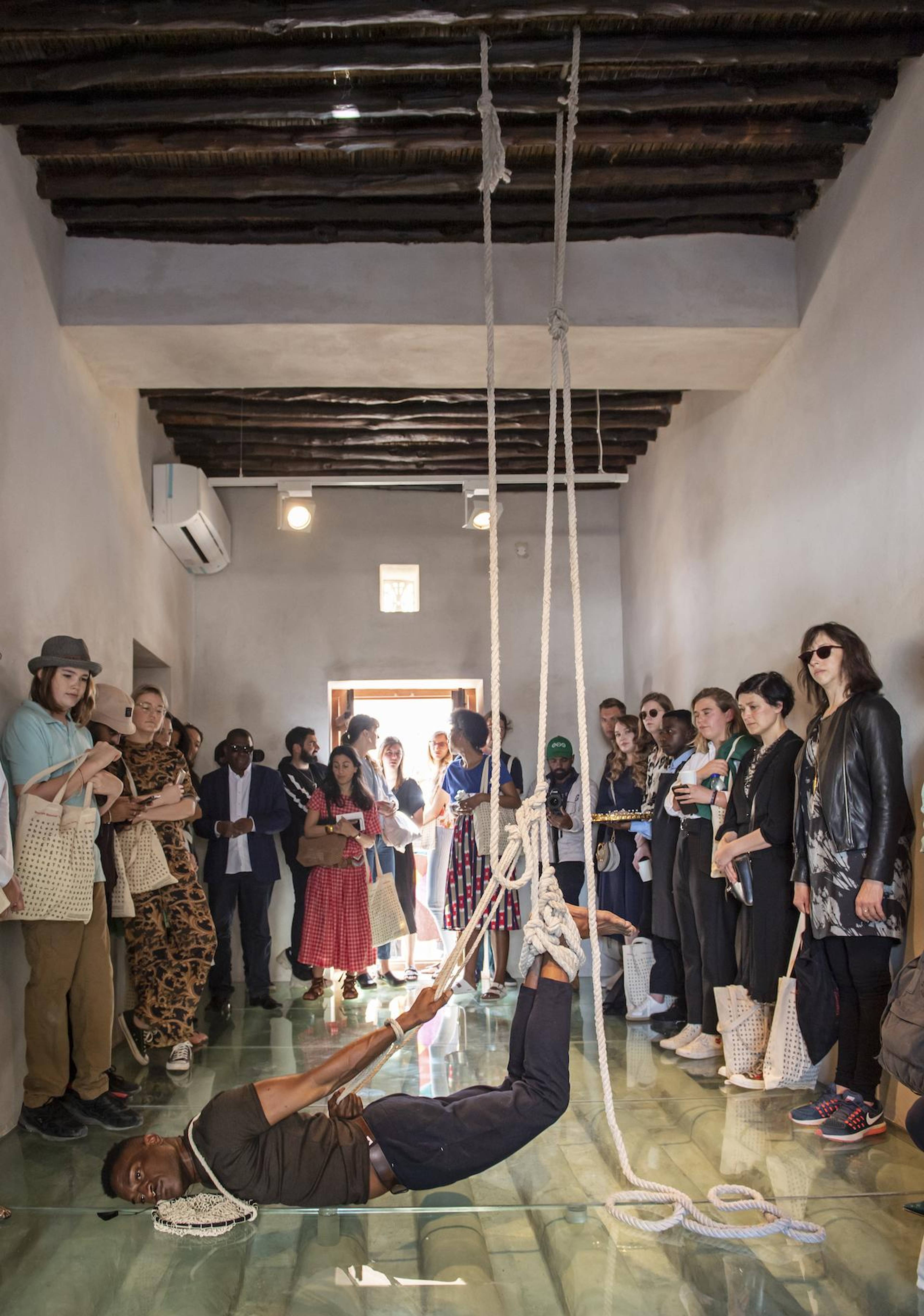 Carlos Martiel, Sabor a Lágrimas, 2019