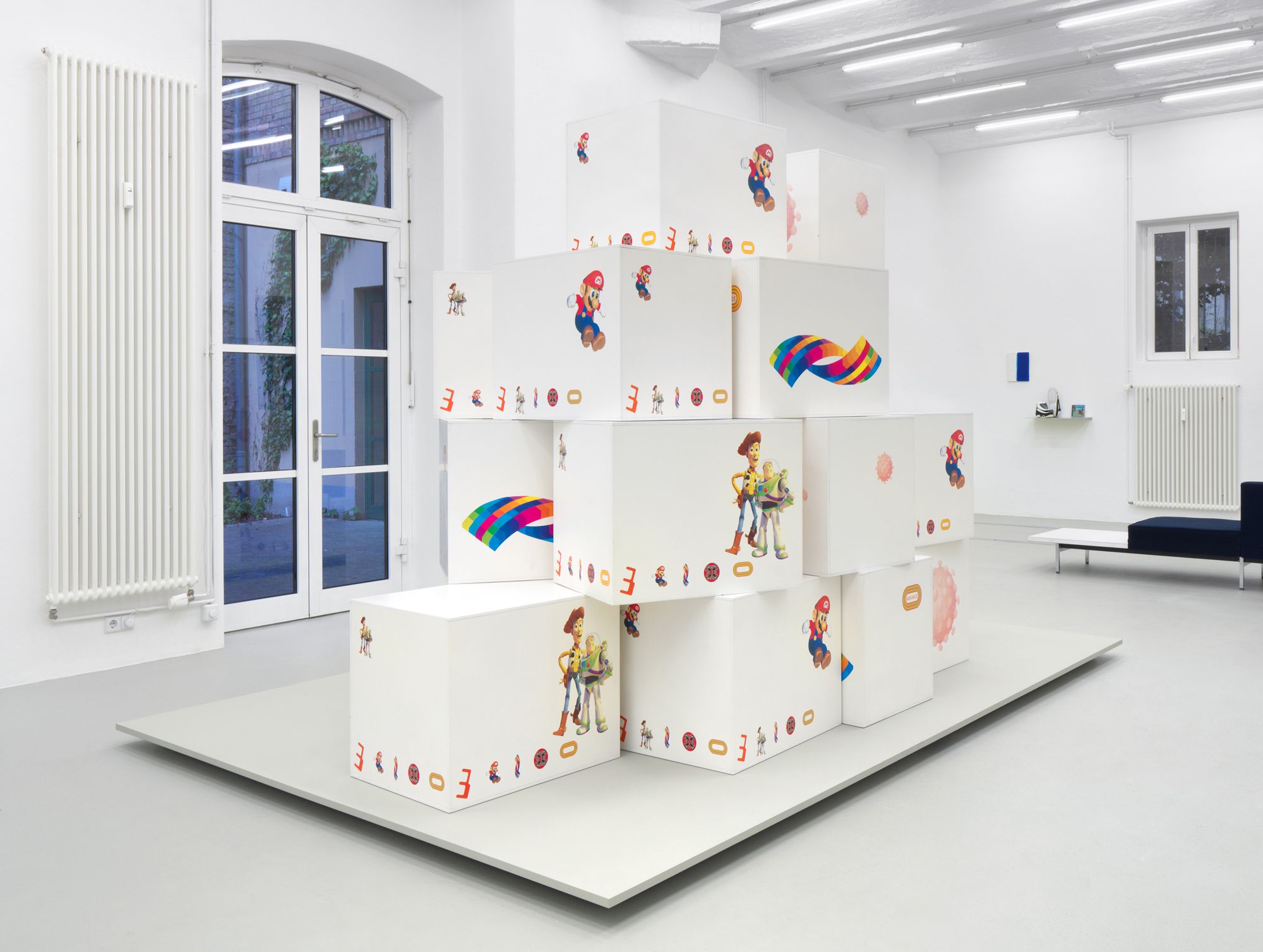 Michel Majerus, A 1-7, T 1-7, H 1-7, M 1-7, 1996