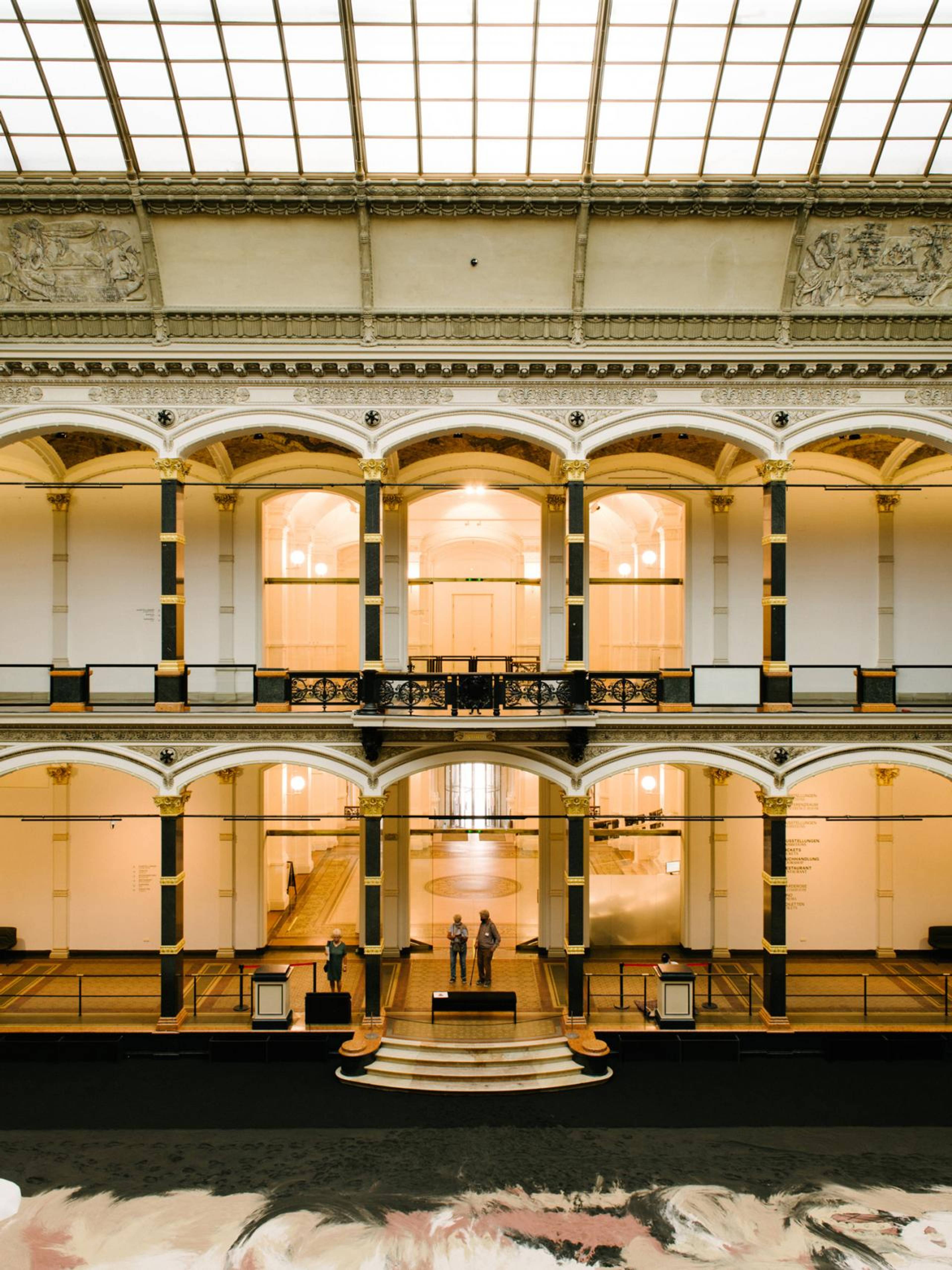 The atrium of Gropius Bau, Berlin