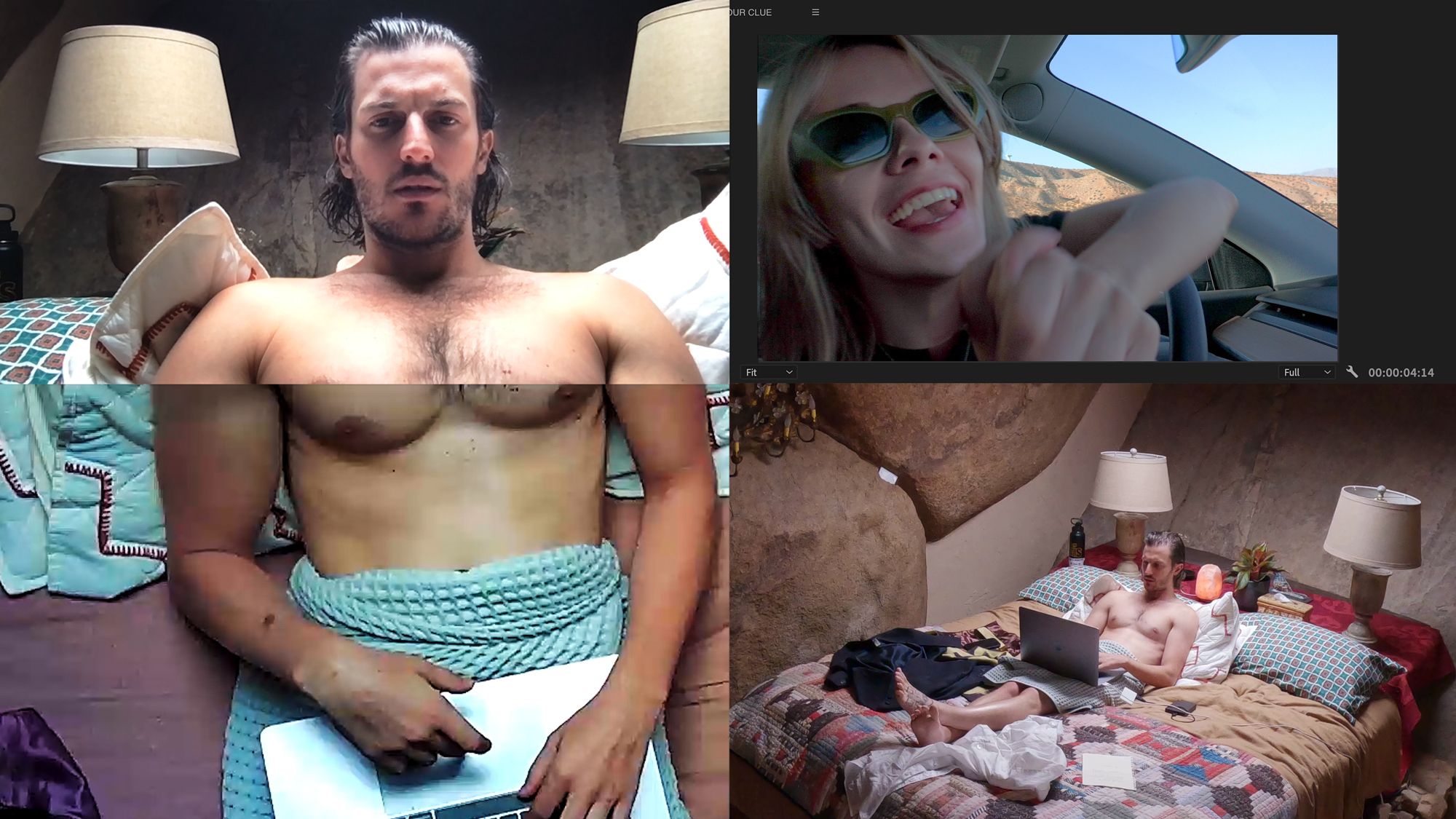 Still from The Code, 2024, dir. by Eugene Kotlyarenko