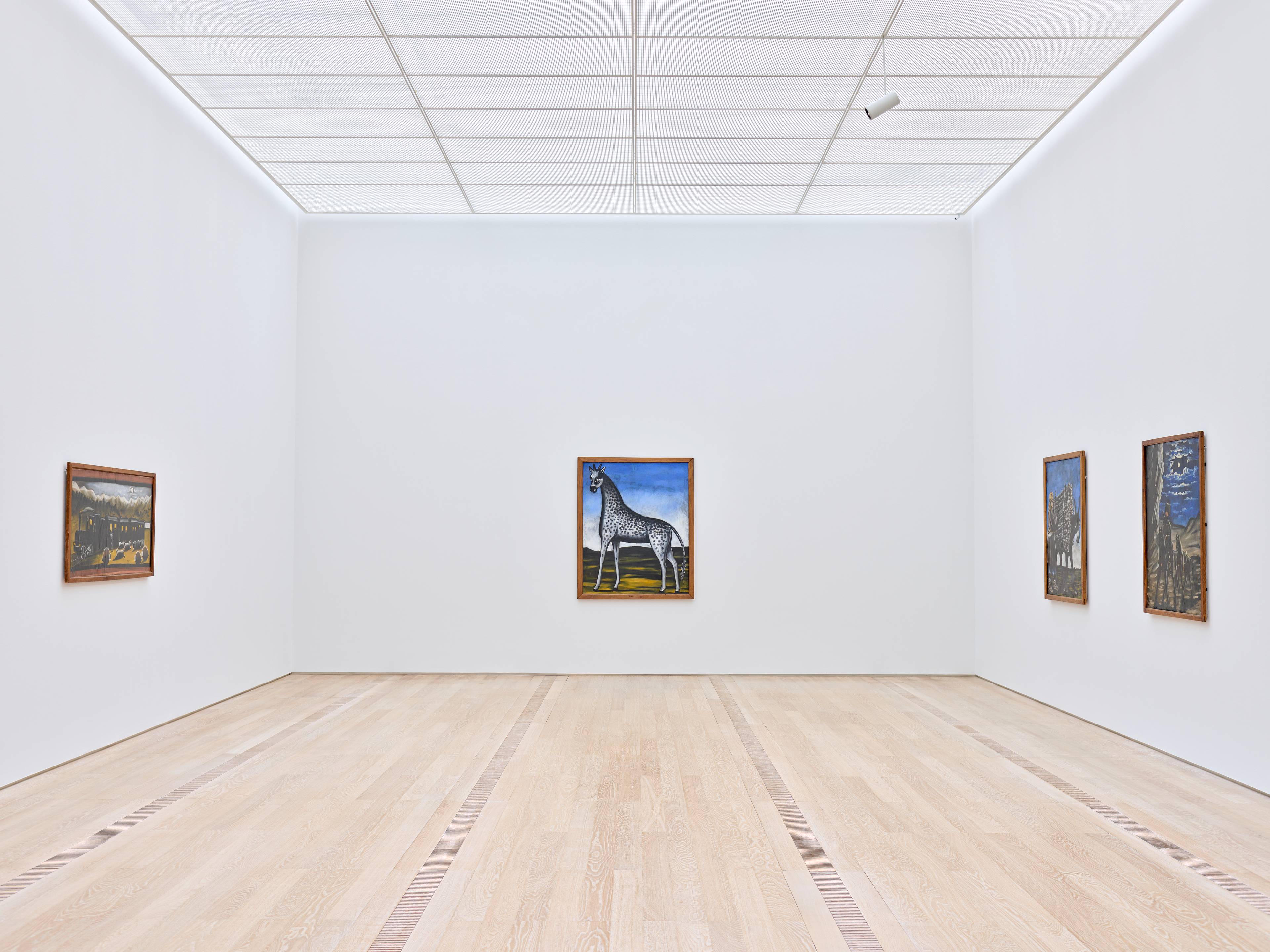 View of Niko Pirosmani, Fondation Beyeler, Basel, 2023