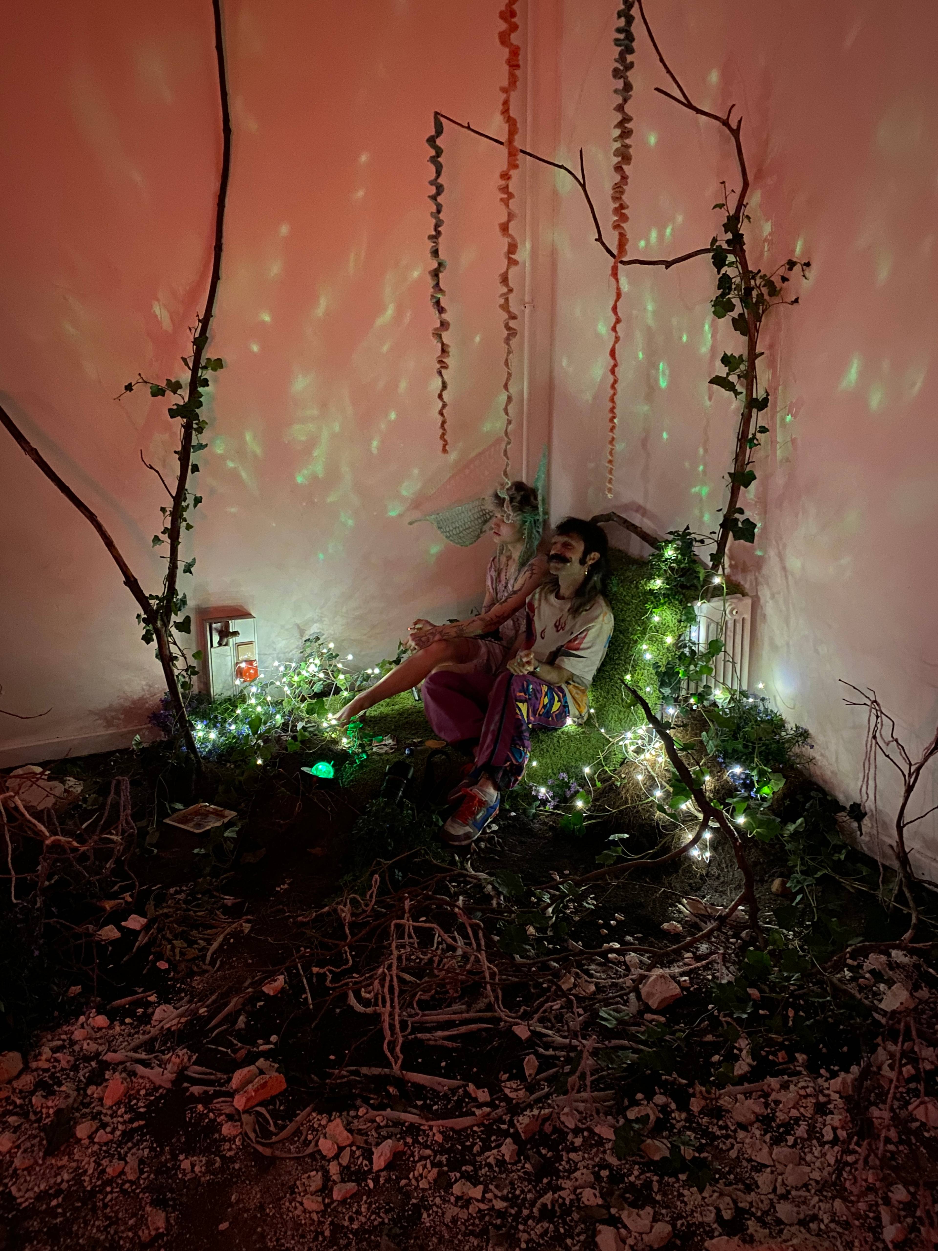 View of “Mittwochsbar V” at Kunstakademie Karlsruhe, 2024