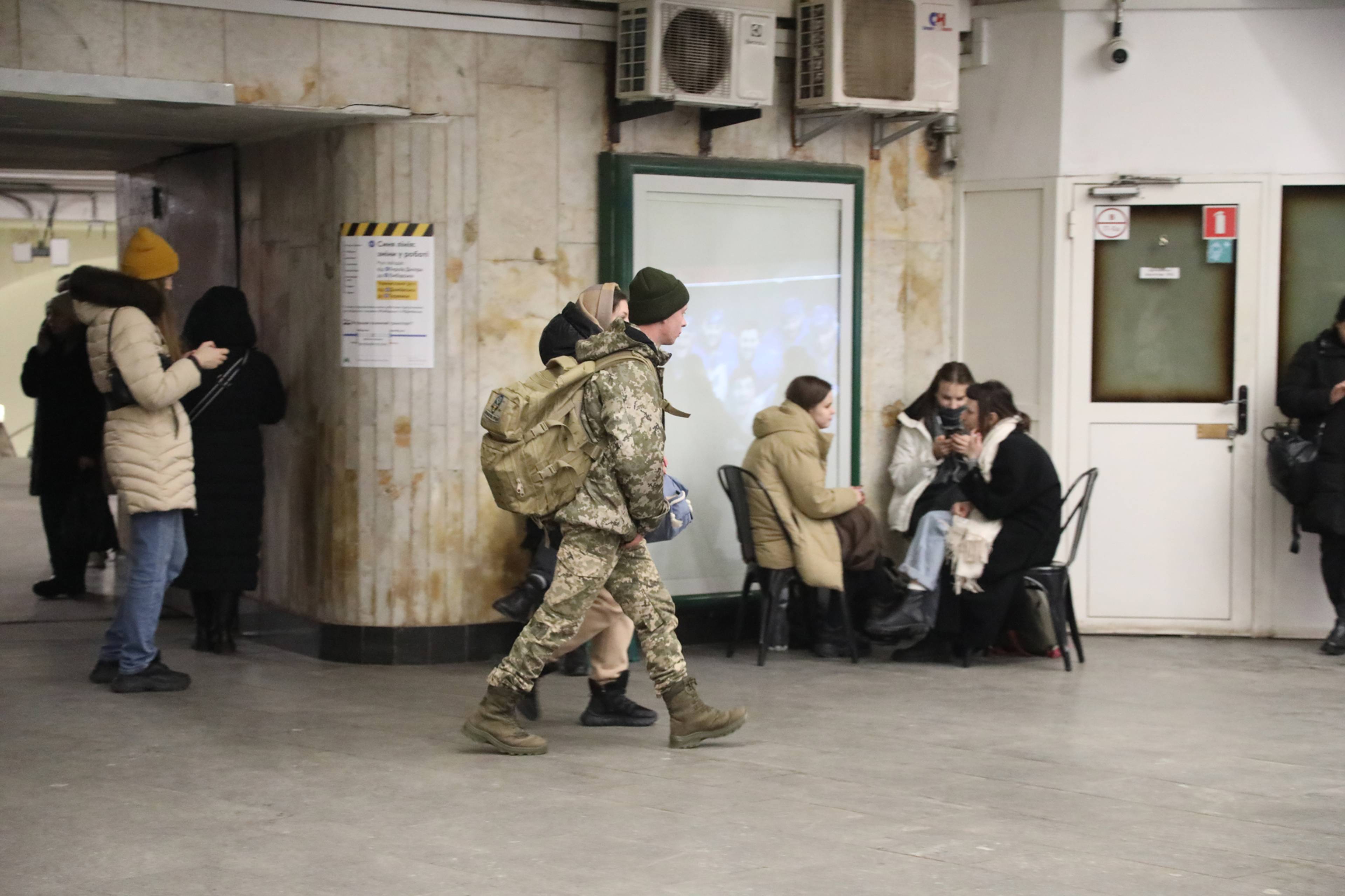 Interior of the Kyiv Metro. Photo: Avedis Hadjian