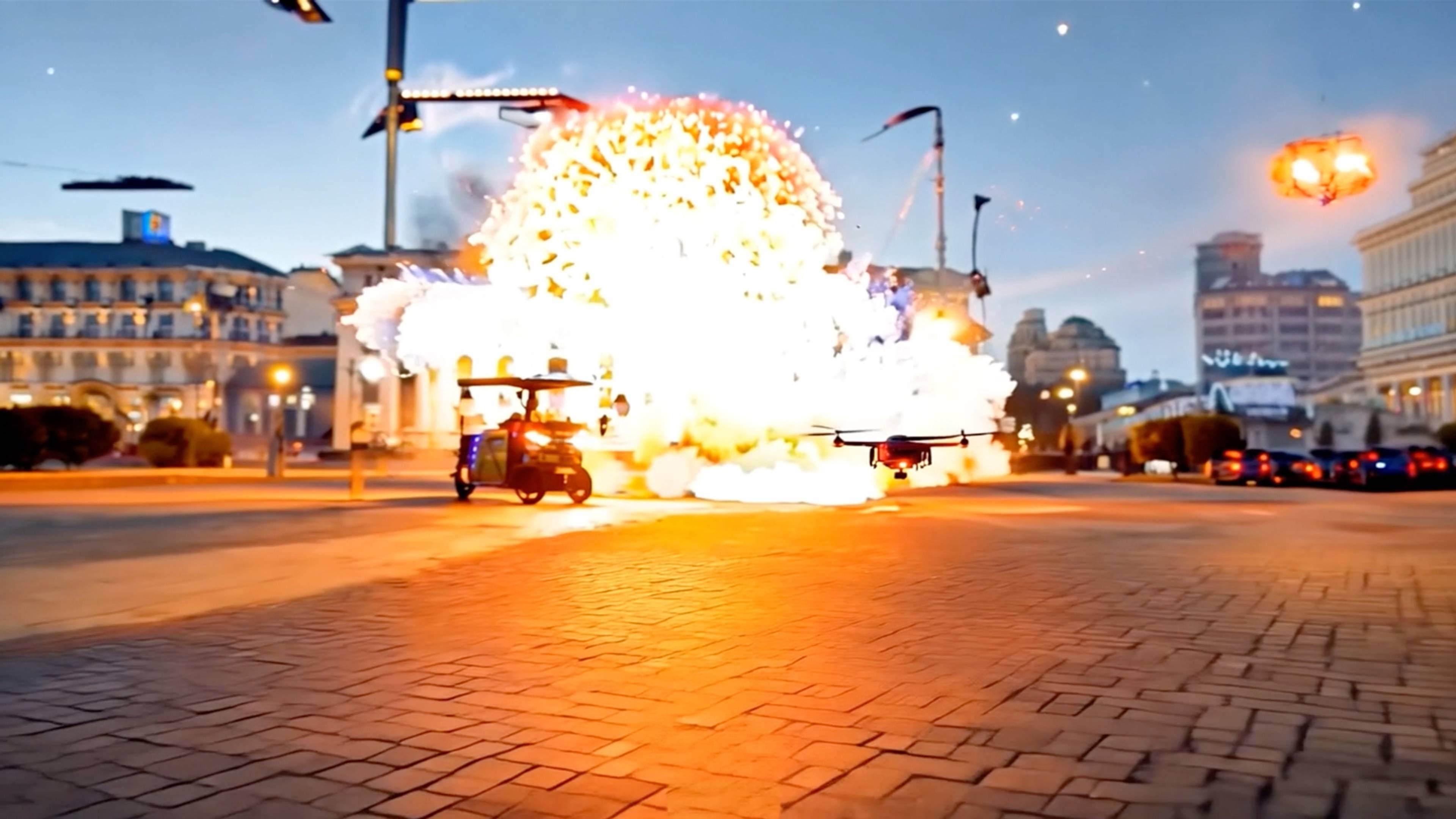 Still from Hito Steyerl, Mechanical Kurds, 2025, 13 min