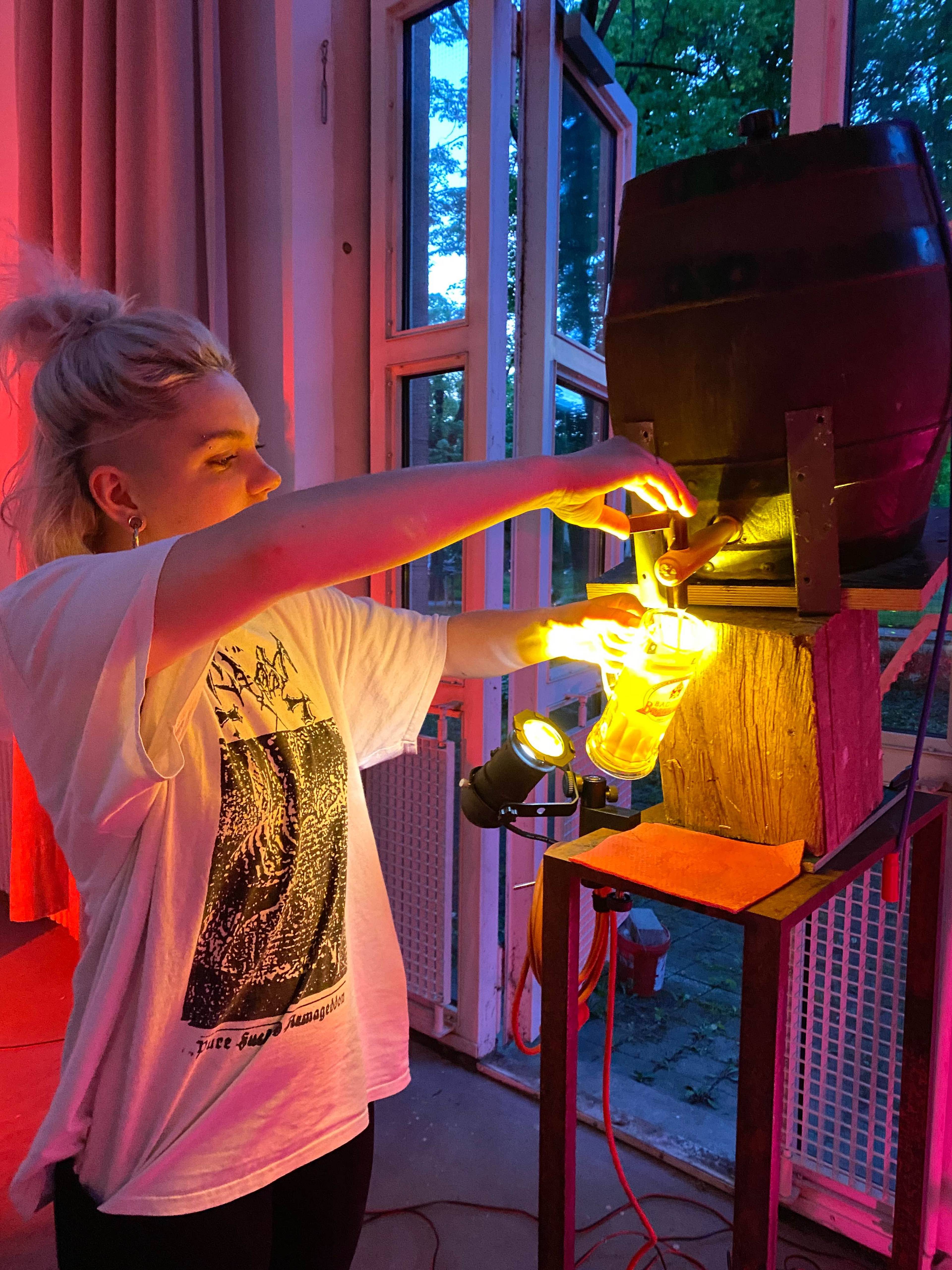 View of “Mittwochsbar IV”, Karlsruhe, 2024