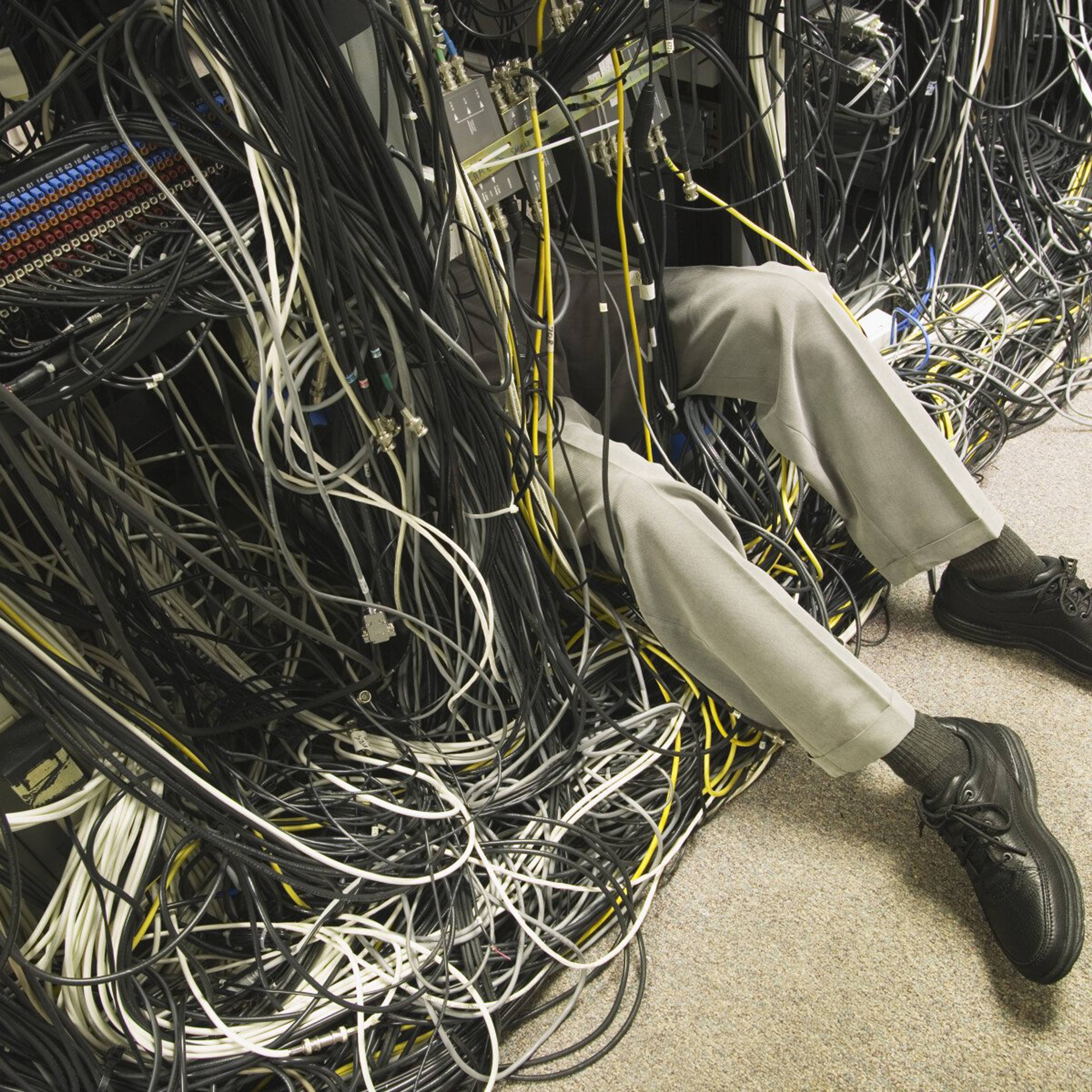 Eaten by cables