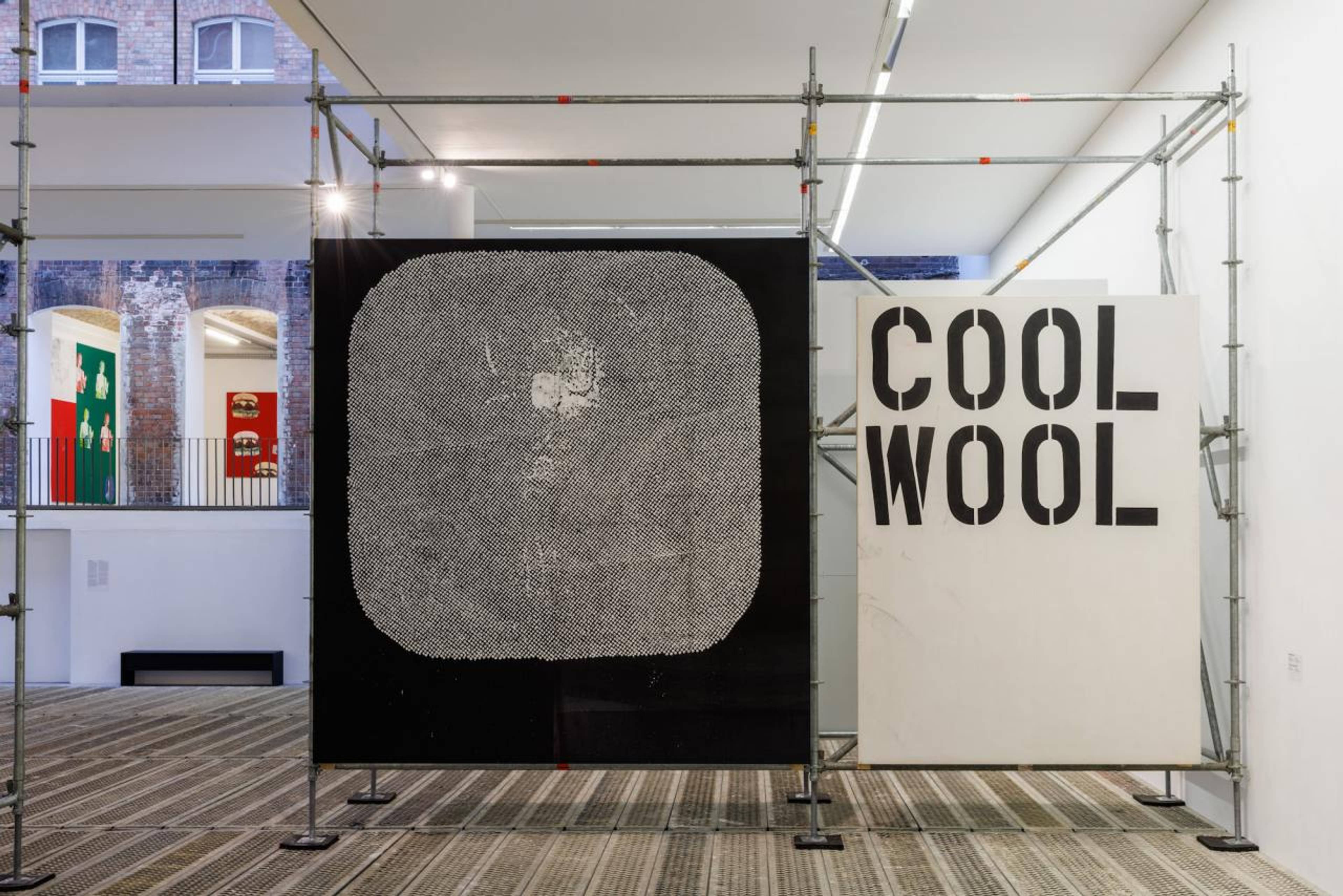 View of “Michel Majerus – Early Works,” KW Institute for Contemporary Art, Berlin, 2022. Photo: Frank Sperling