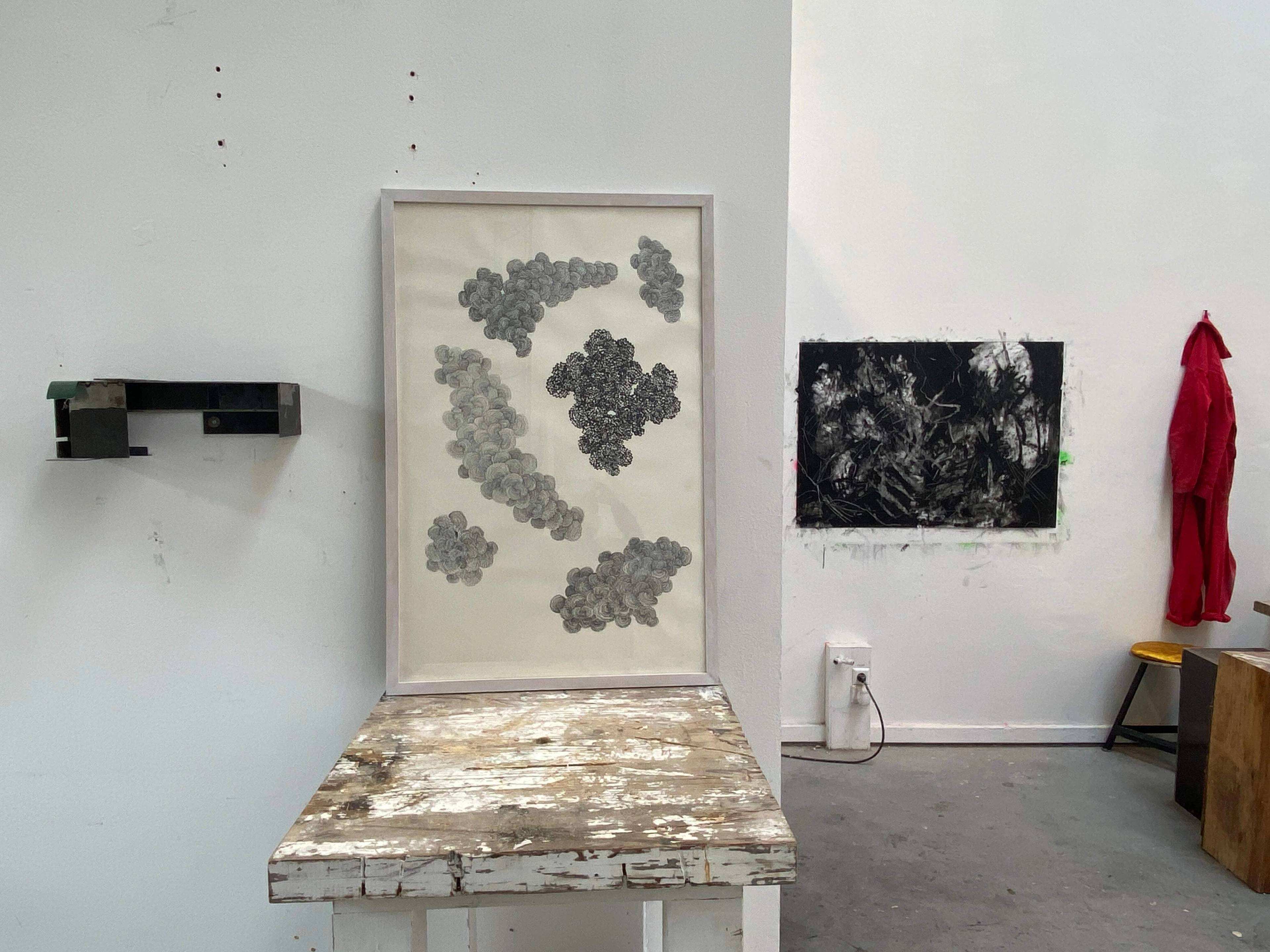 View of “Time sensitive” at Studio Vitorelli, Kunstakademie Karlsruhe, 2024