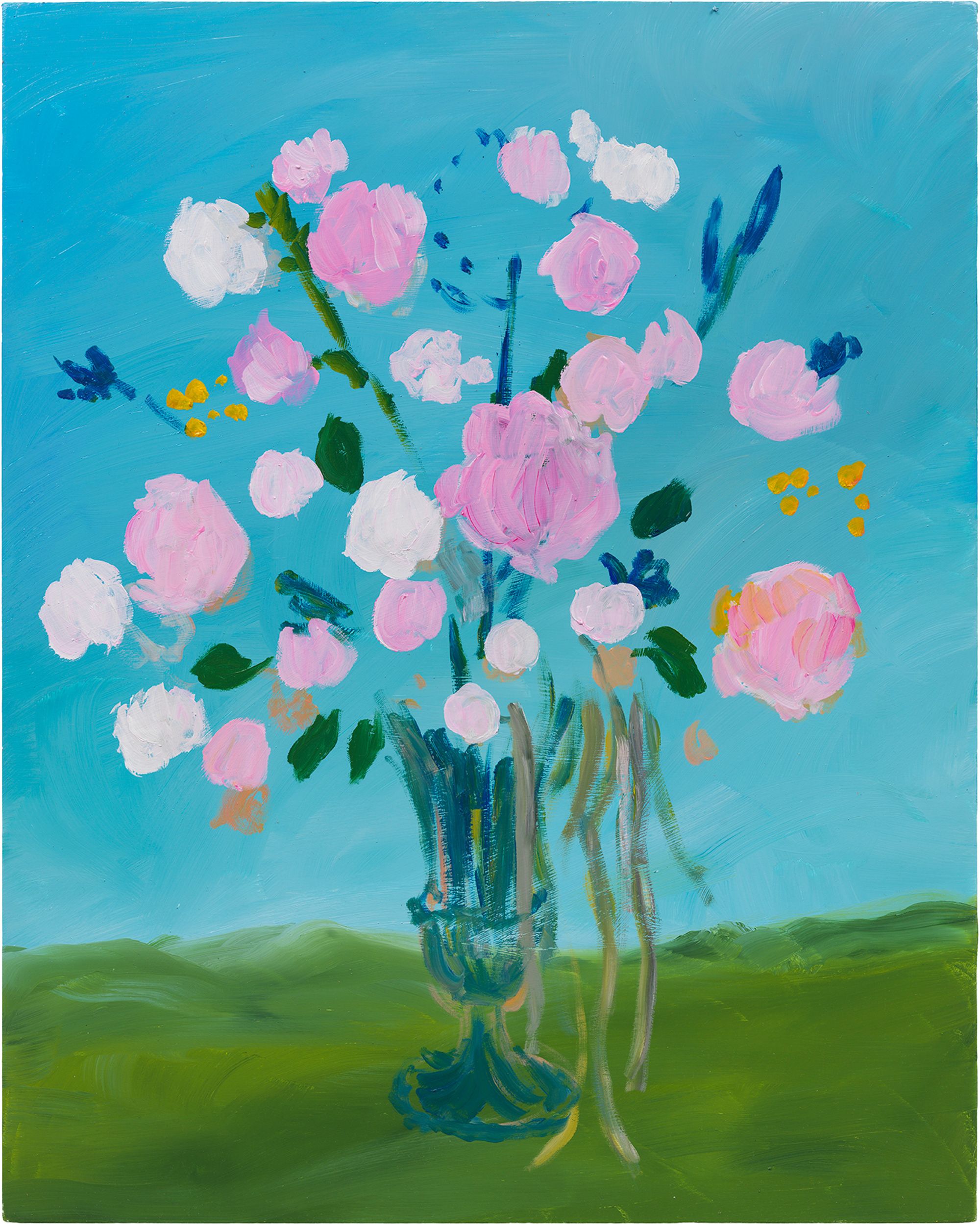 Karen Kilimnik, the flower bouquet by the juggler magician, 2026
