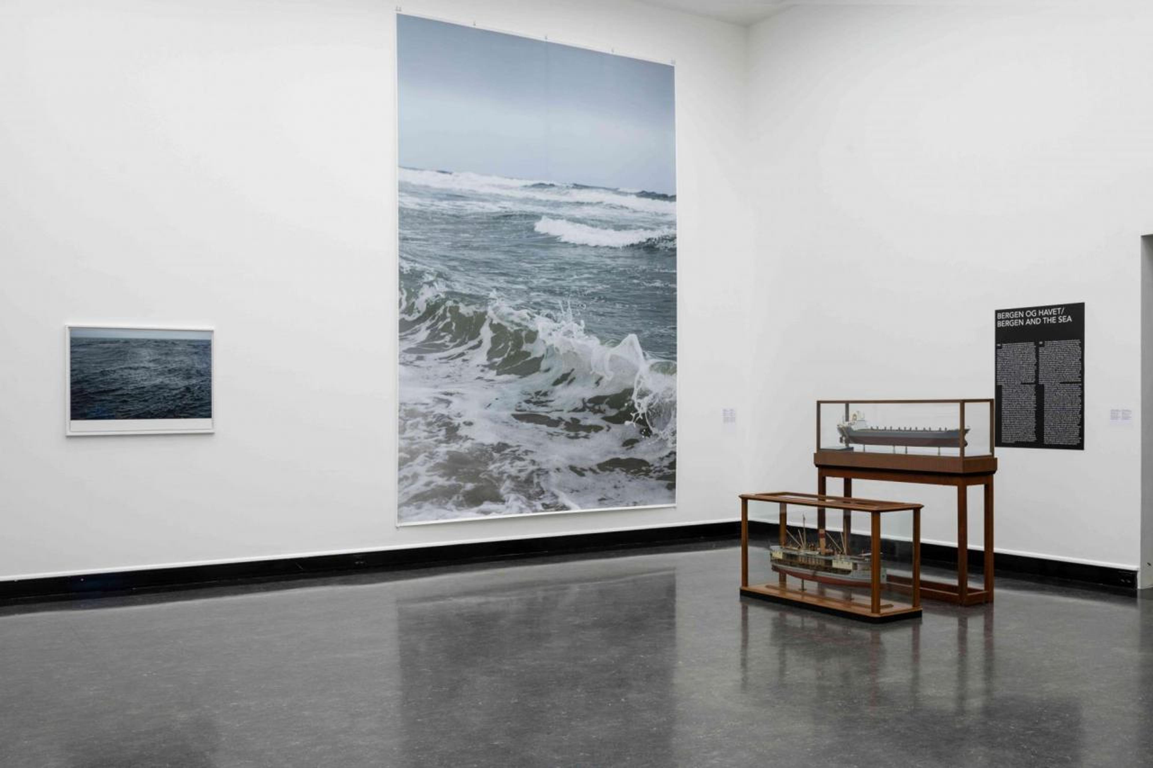 Installation view of &ldquo;The Ocean&rdquo; at Bergen Kunsthall (2021). Photo: Thor Brødreskift