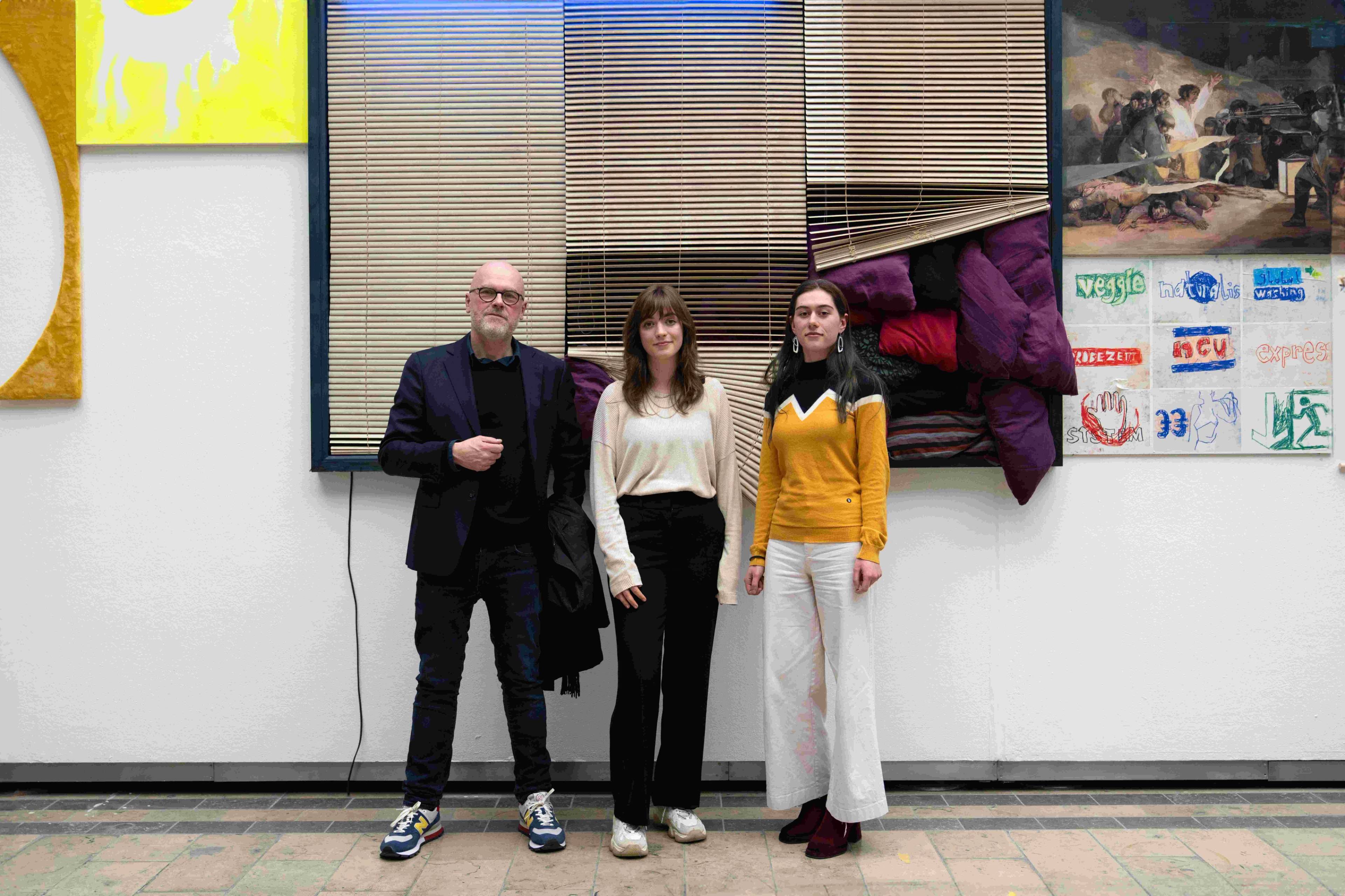 View of Exhibition End-of-Year at Kunstakademie Karlsruhe, curated by Rita Vitorelli, Christian Kobald & Franz Ackermann