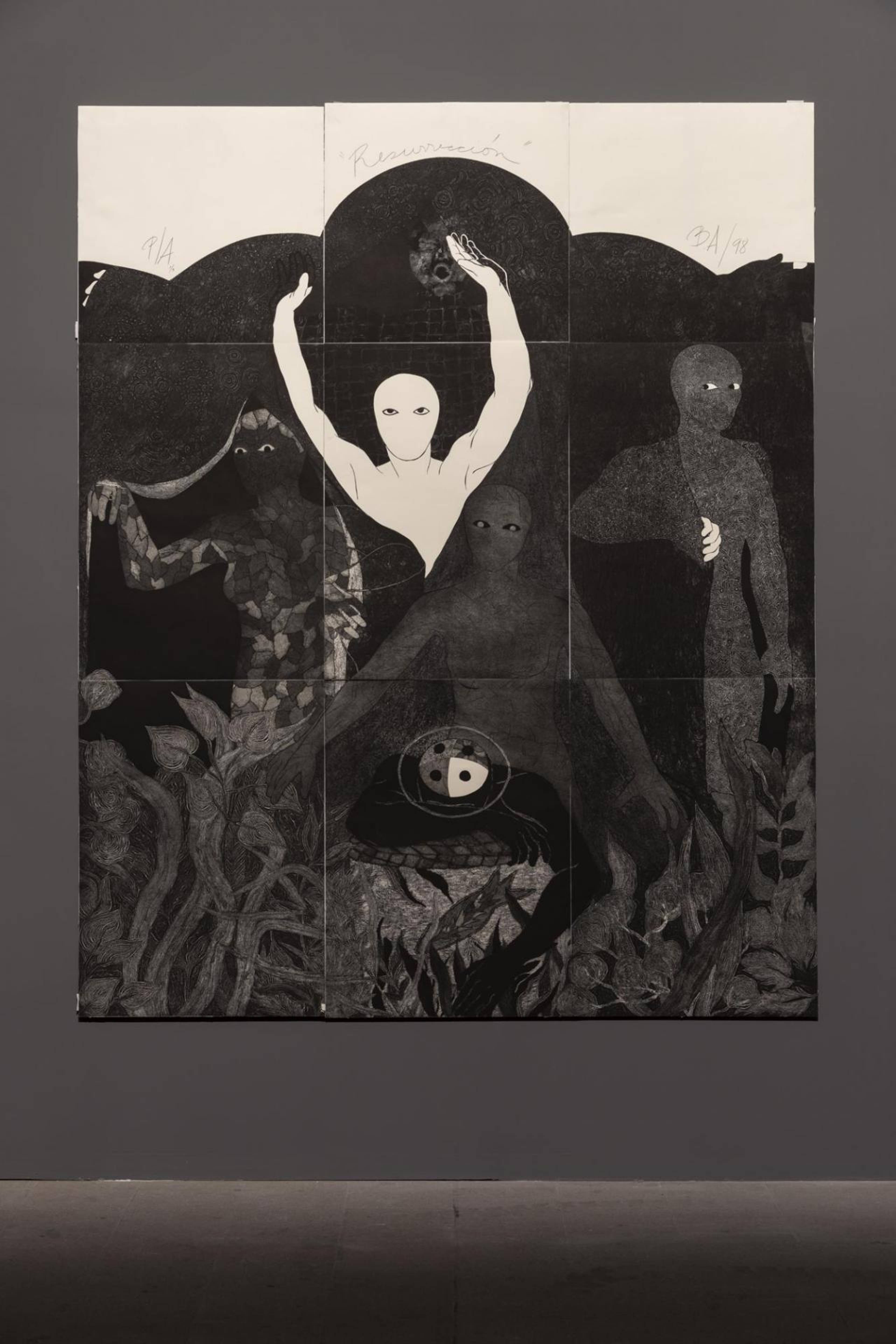 Belkis Ayón, Resurrección, 1998