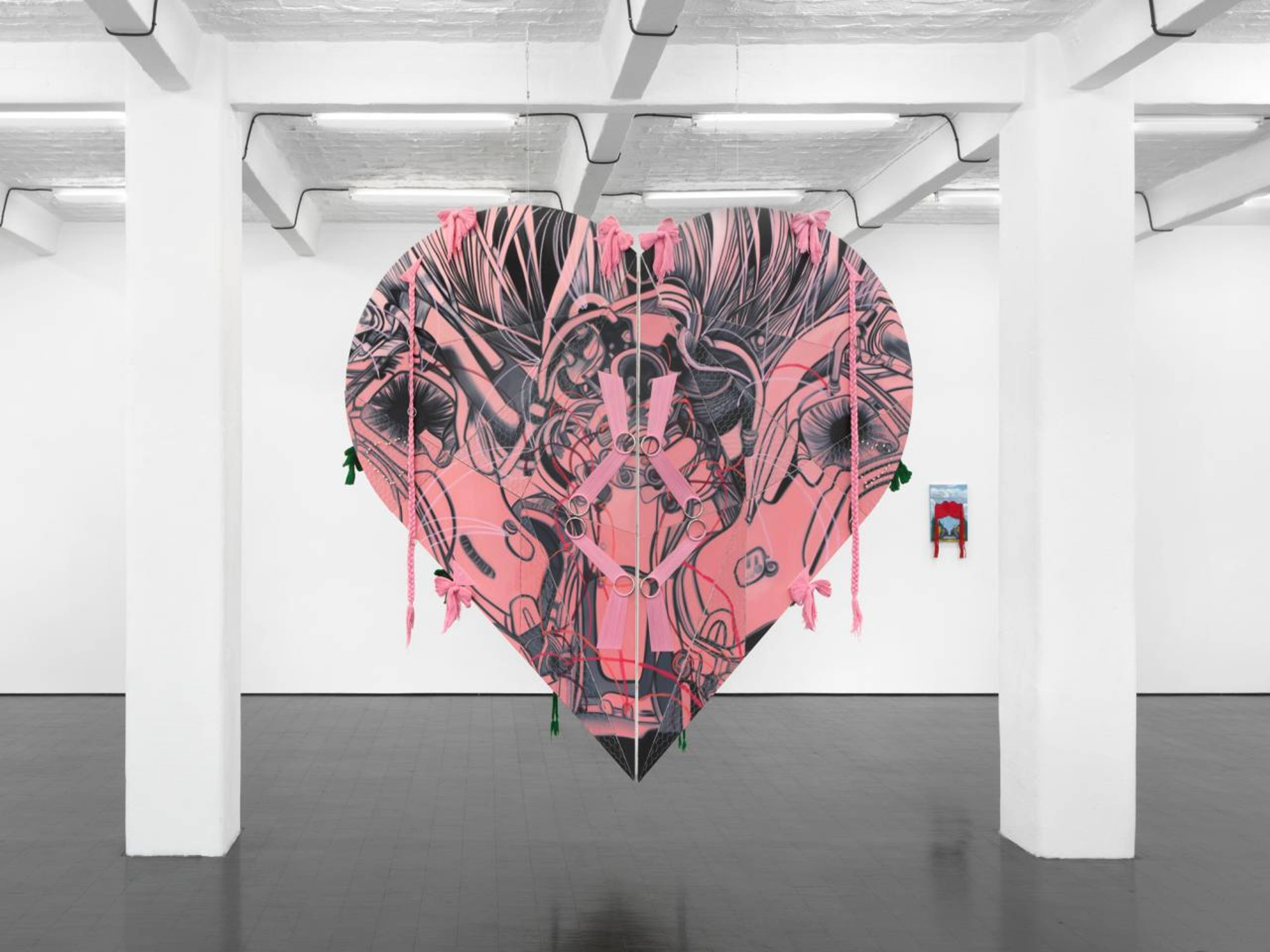 Frieda Toranzo Jaeger, Open your heart because everything will change, 2023. Installation view, Galerie Barbara Weiss, Berlin, 2023