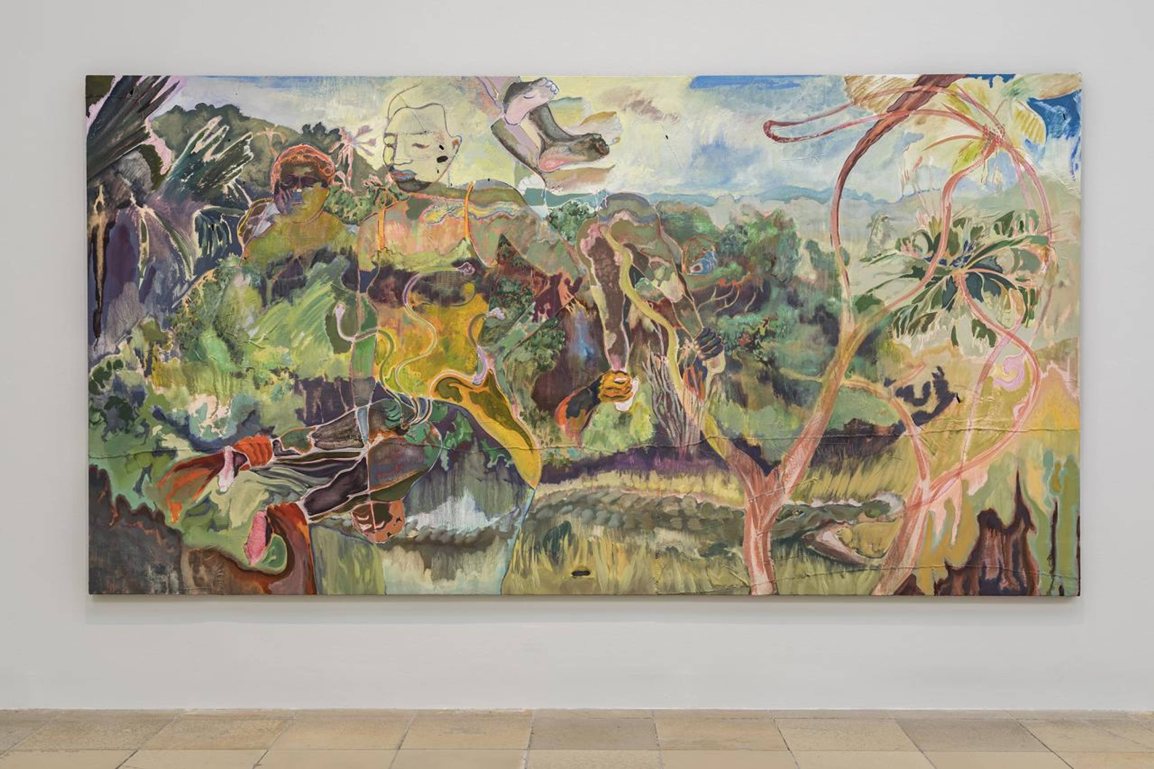 Michael Armitage, The Paradise Edict , 2019, Haus der Kunst, 2020; Photo: Markus Tretter