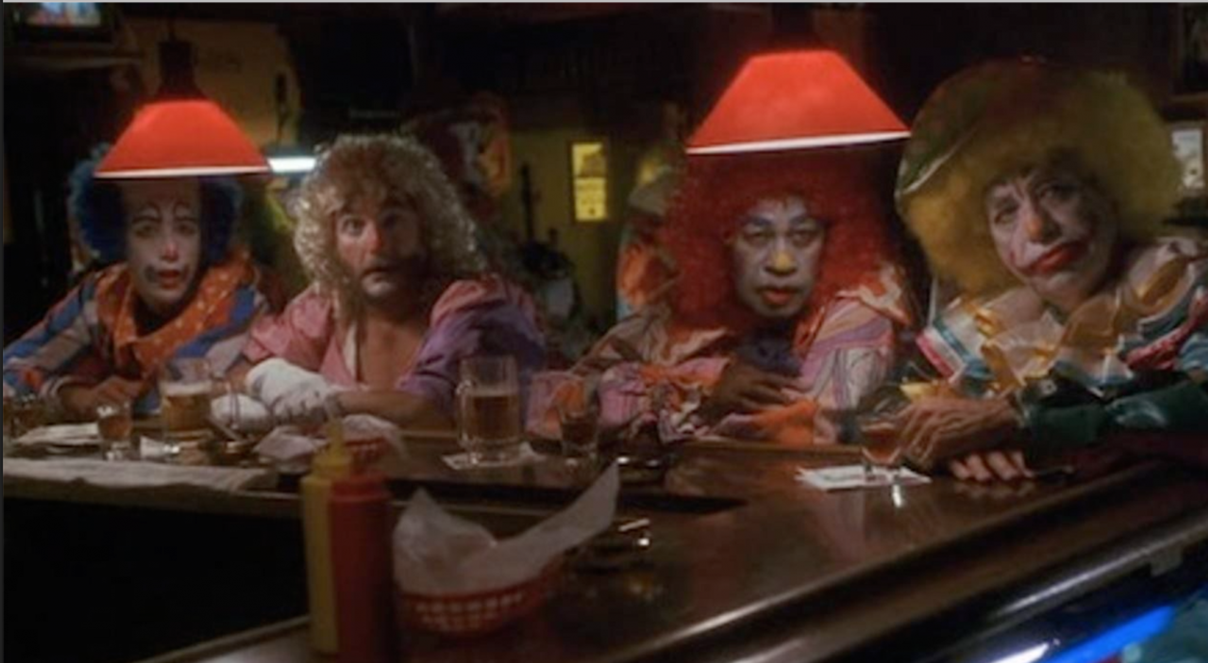 Still from Shakes the Clown, 1991, 87 min.