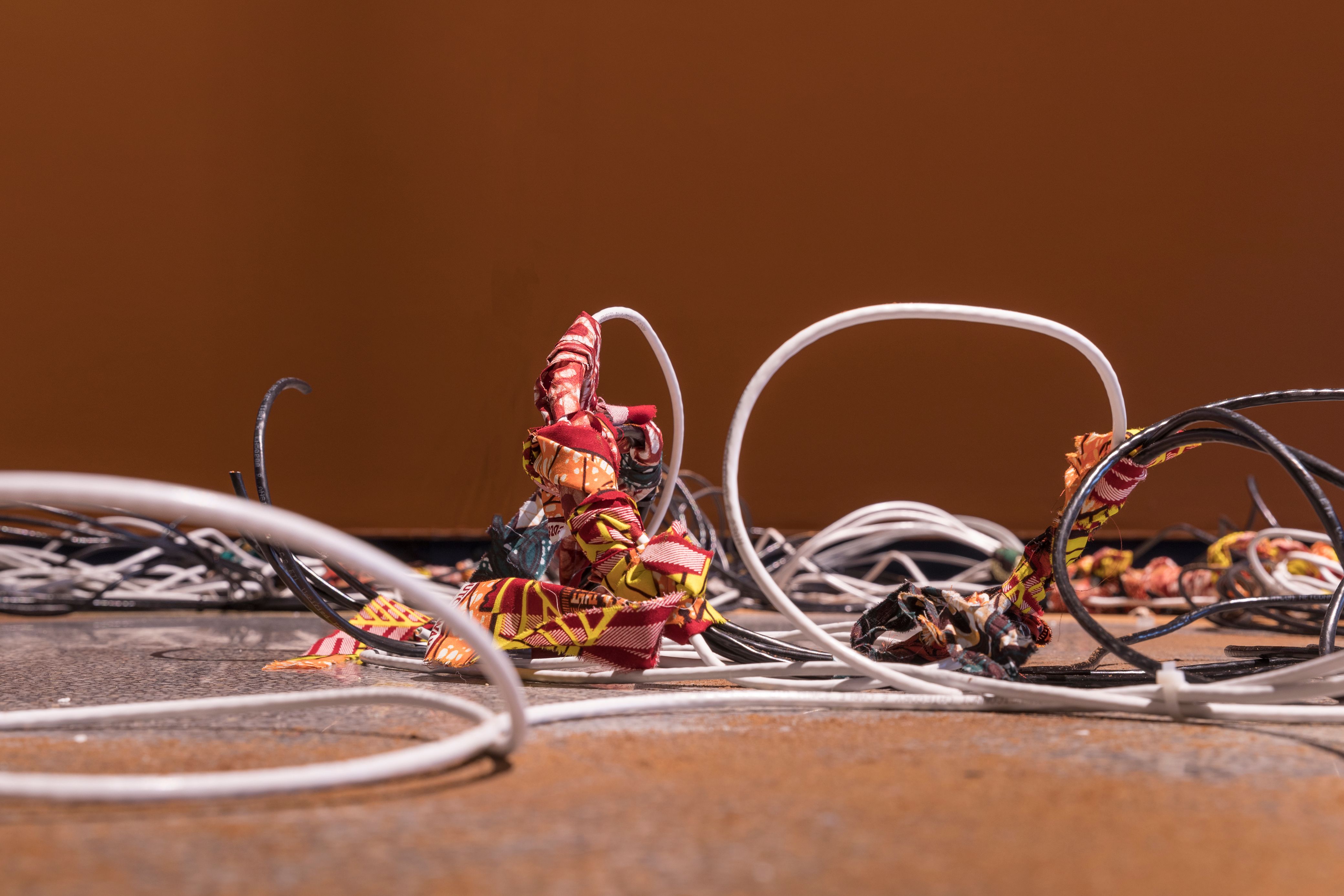 Mimi Ọnụọha, The Cloth in the Cable, 2022