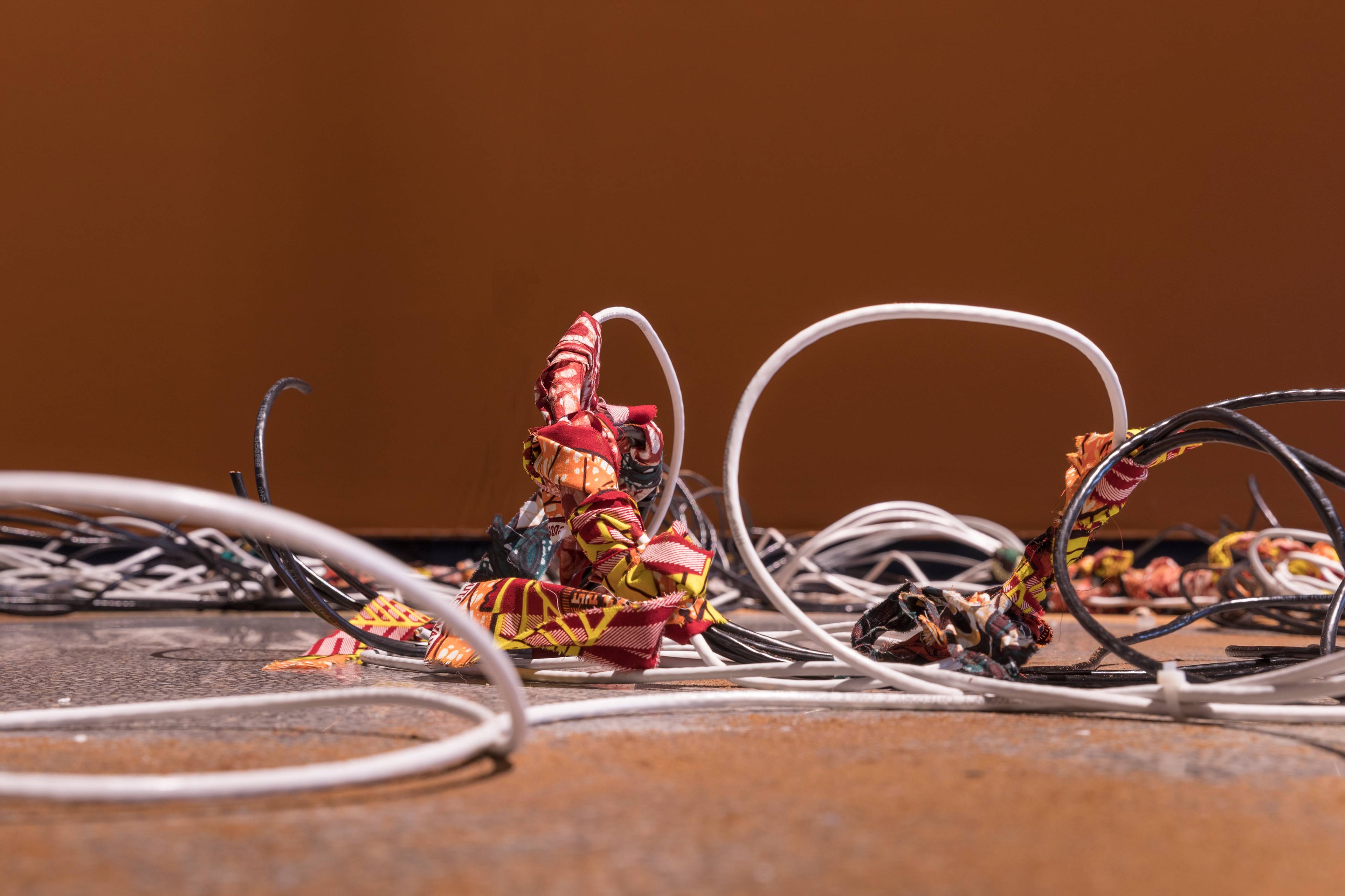 Mimi Ọnụọha, The Cloth in the Cable, 2022