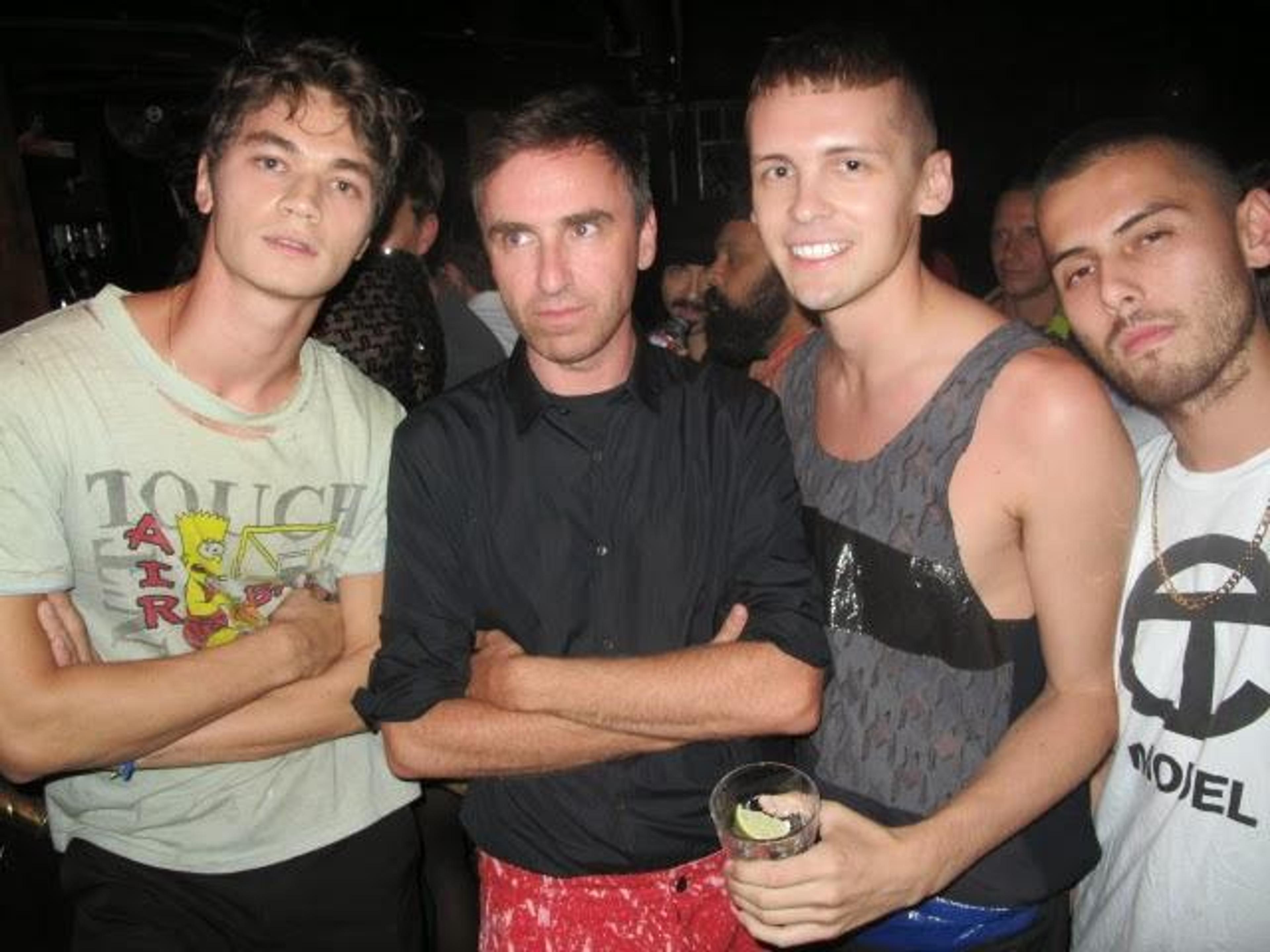 Raf Simons and friends, photo &copy; Quentin Belt
