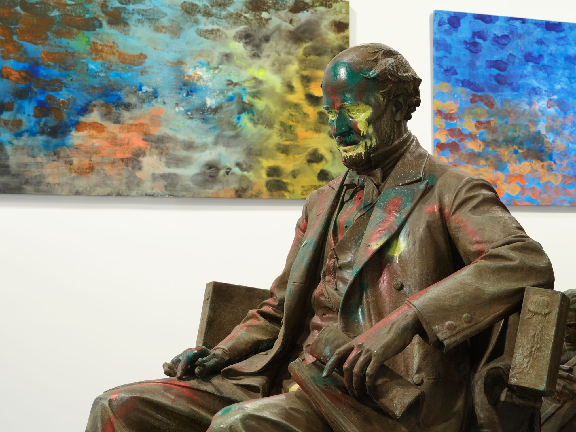 Foreground: Frederick William Sievers; behind: Walter Price