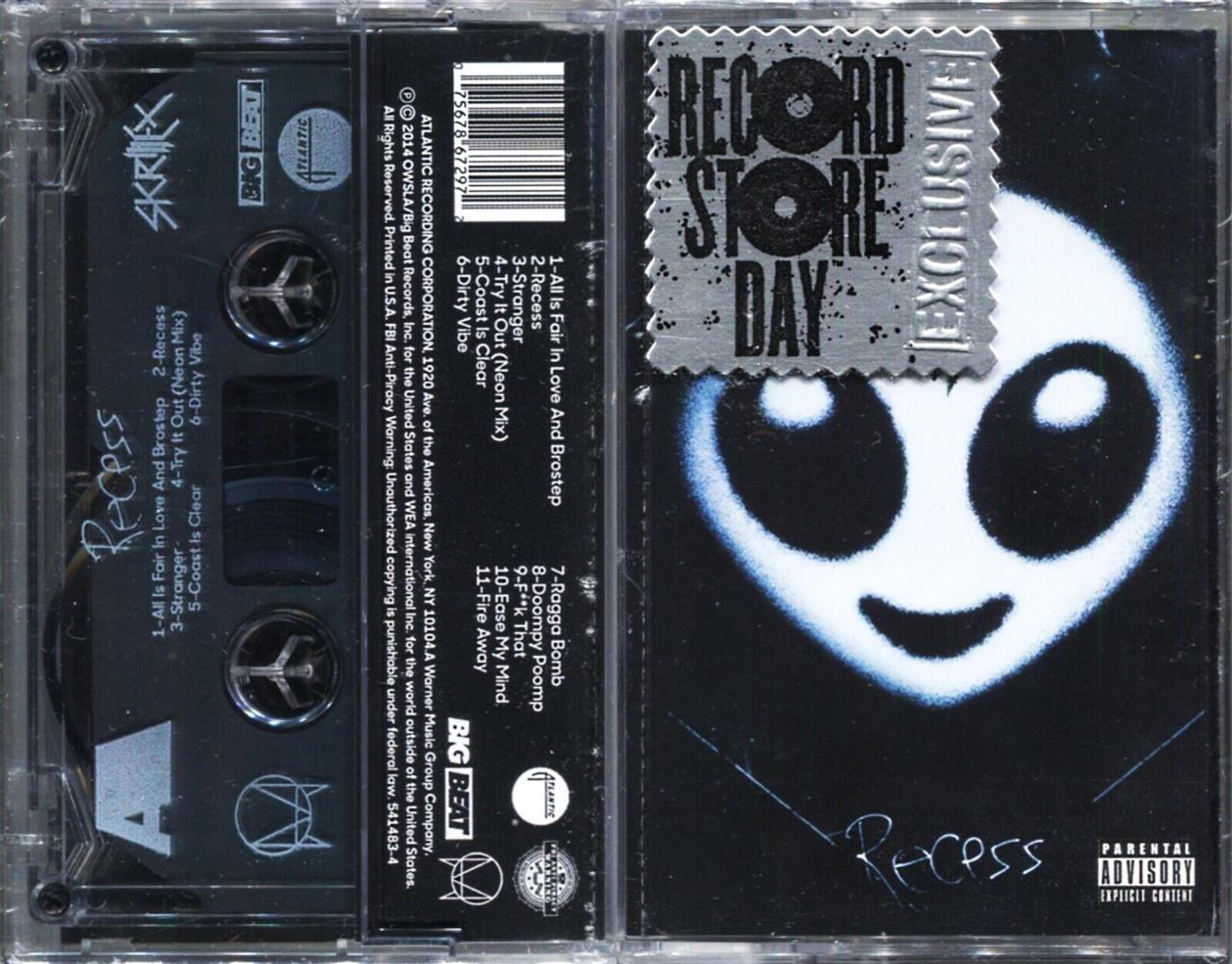 Skrillex, Recess, 2014, cassette