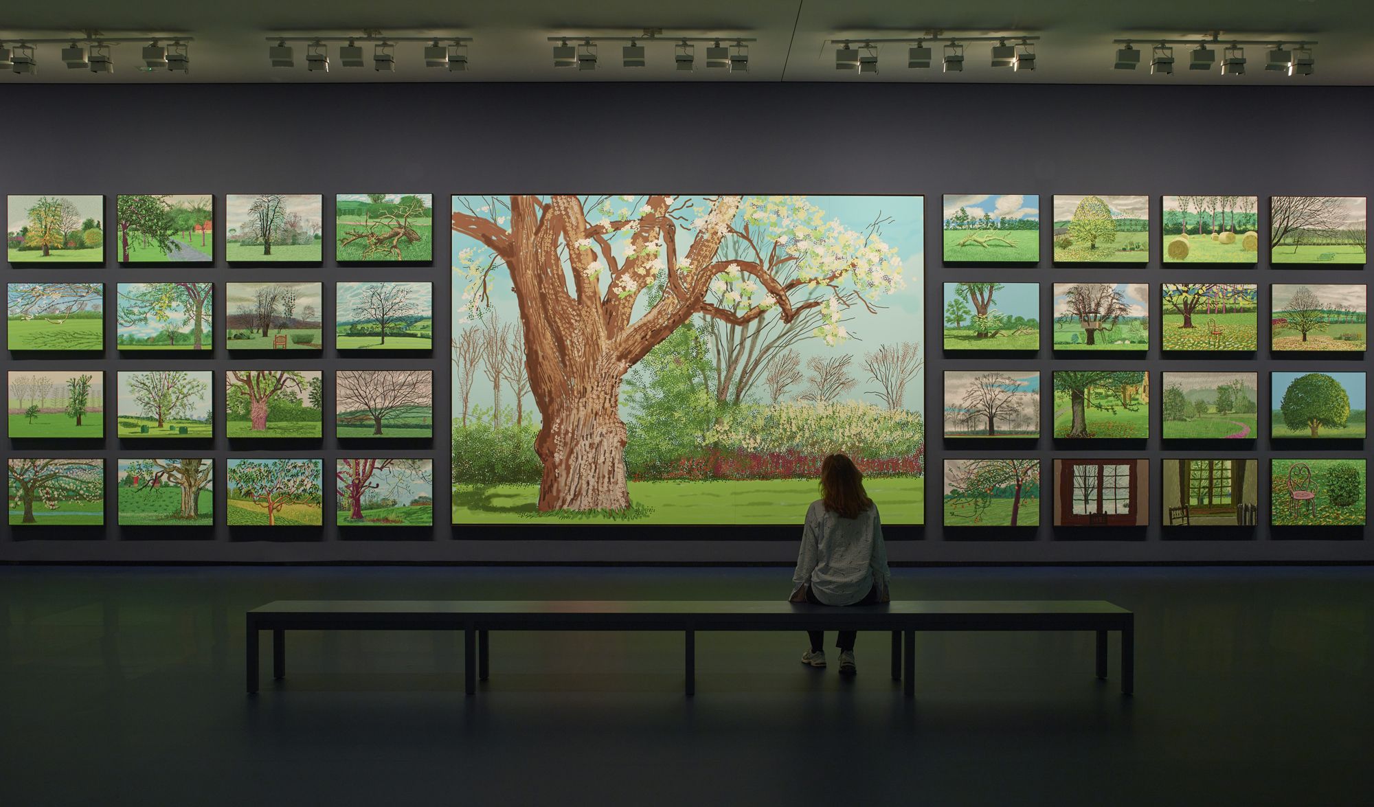 View of “David Hockney 25” Photo: Marc Domage