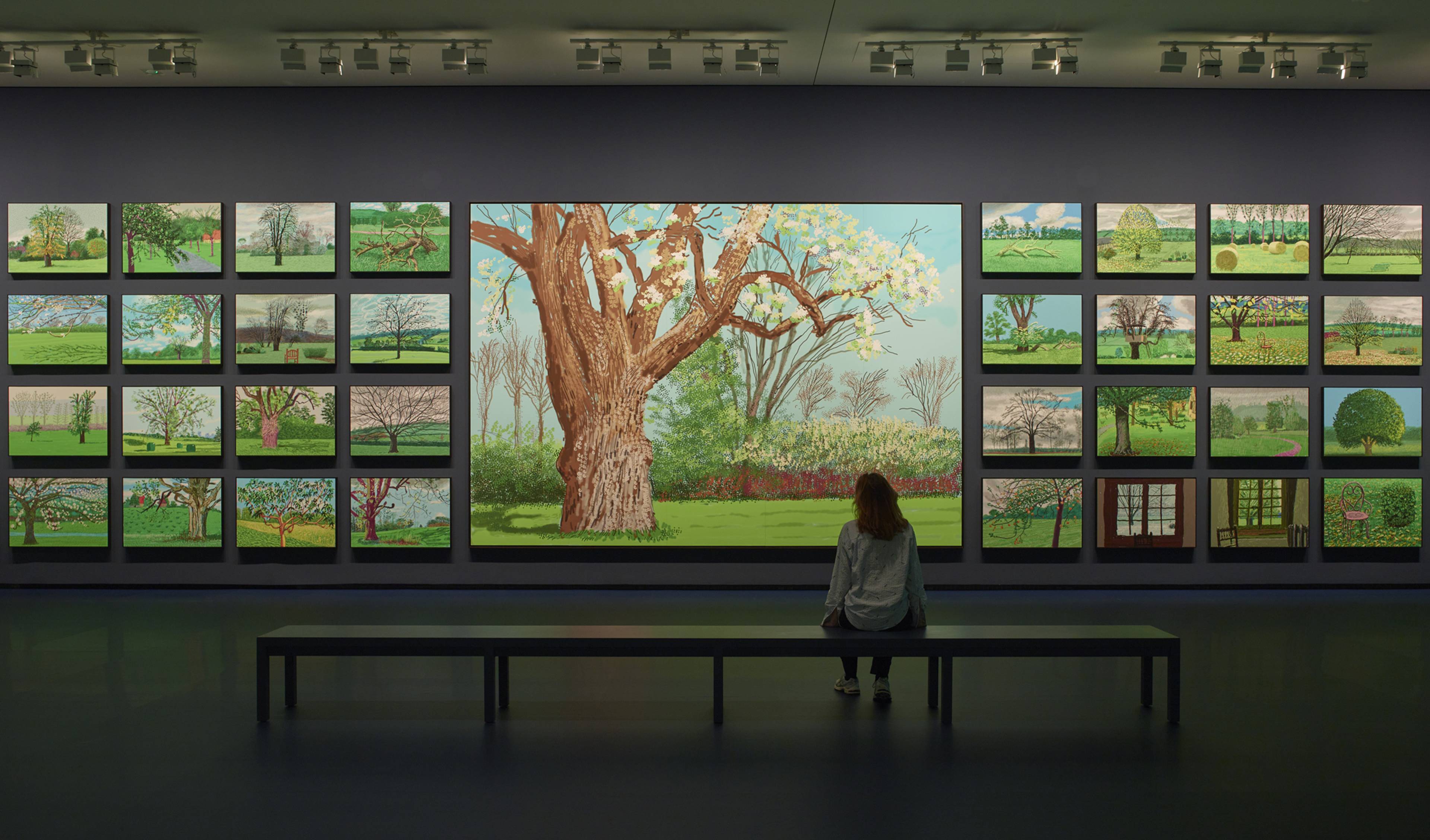 View of “David Hockney 25” Photo: Marc Domage