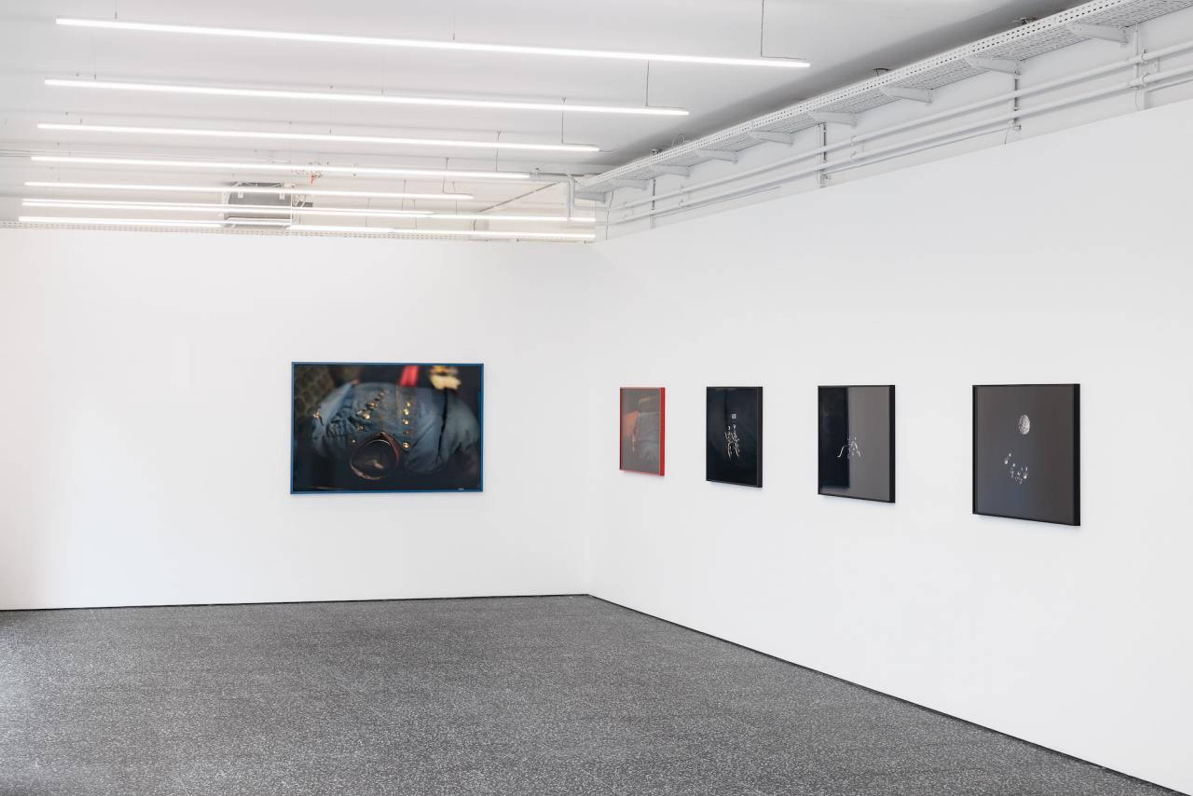 View of “Mode und Tod,” Emanuel Layr, Vienna, 2023