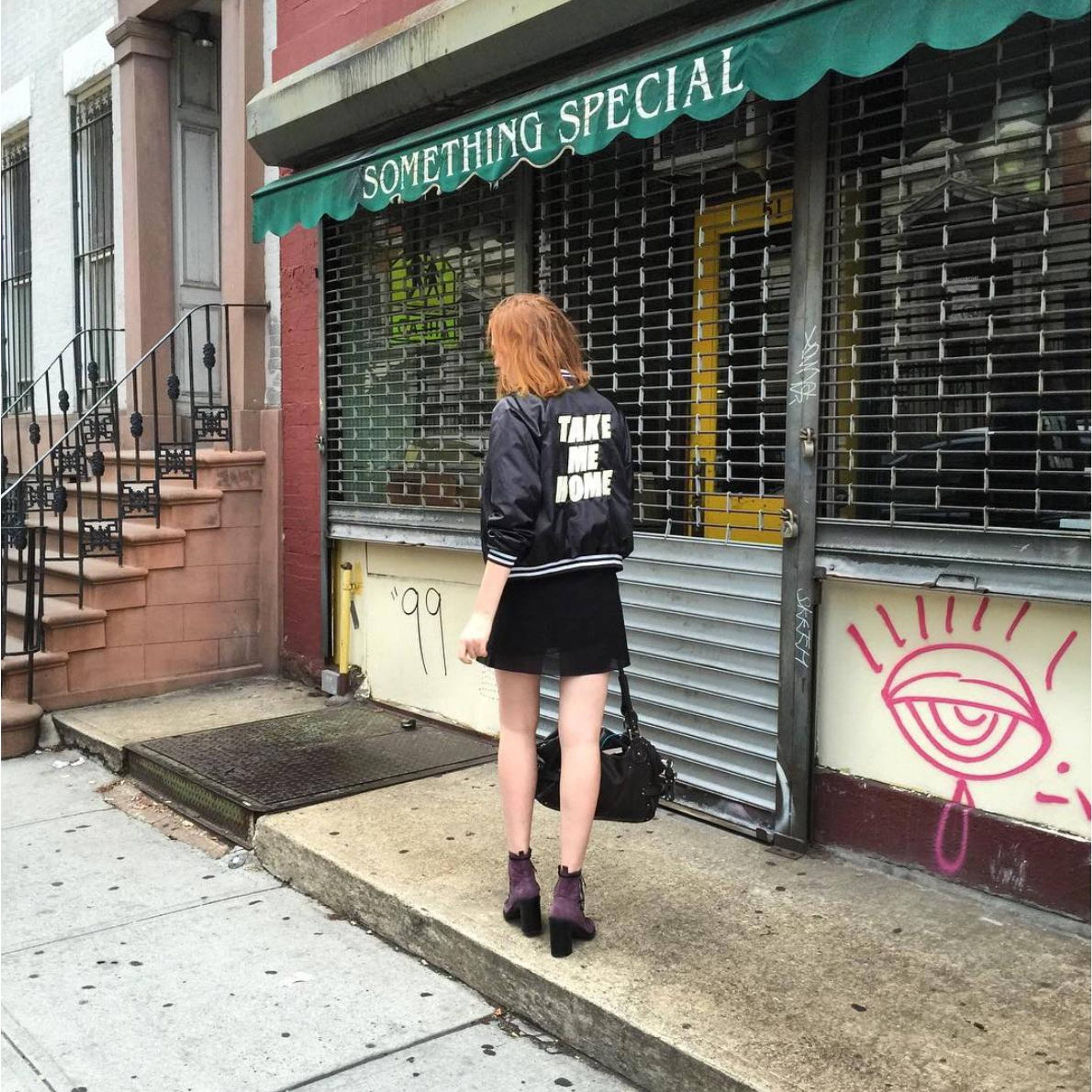 Kaitlin in Little Italy, NYC, September 14, 2015.