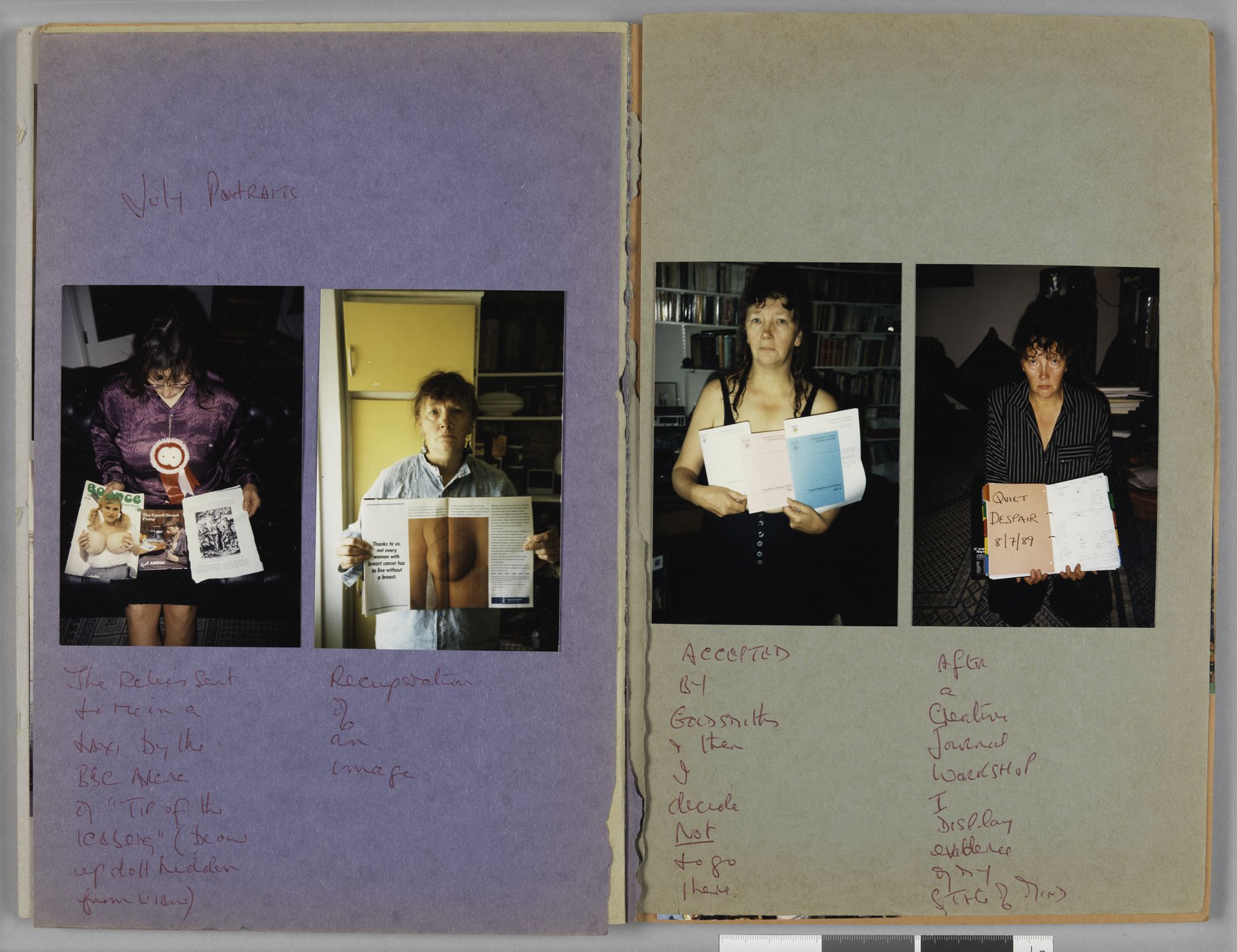 Jo Spence, Scrapbook “1989” (june-november 1989), 1989