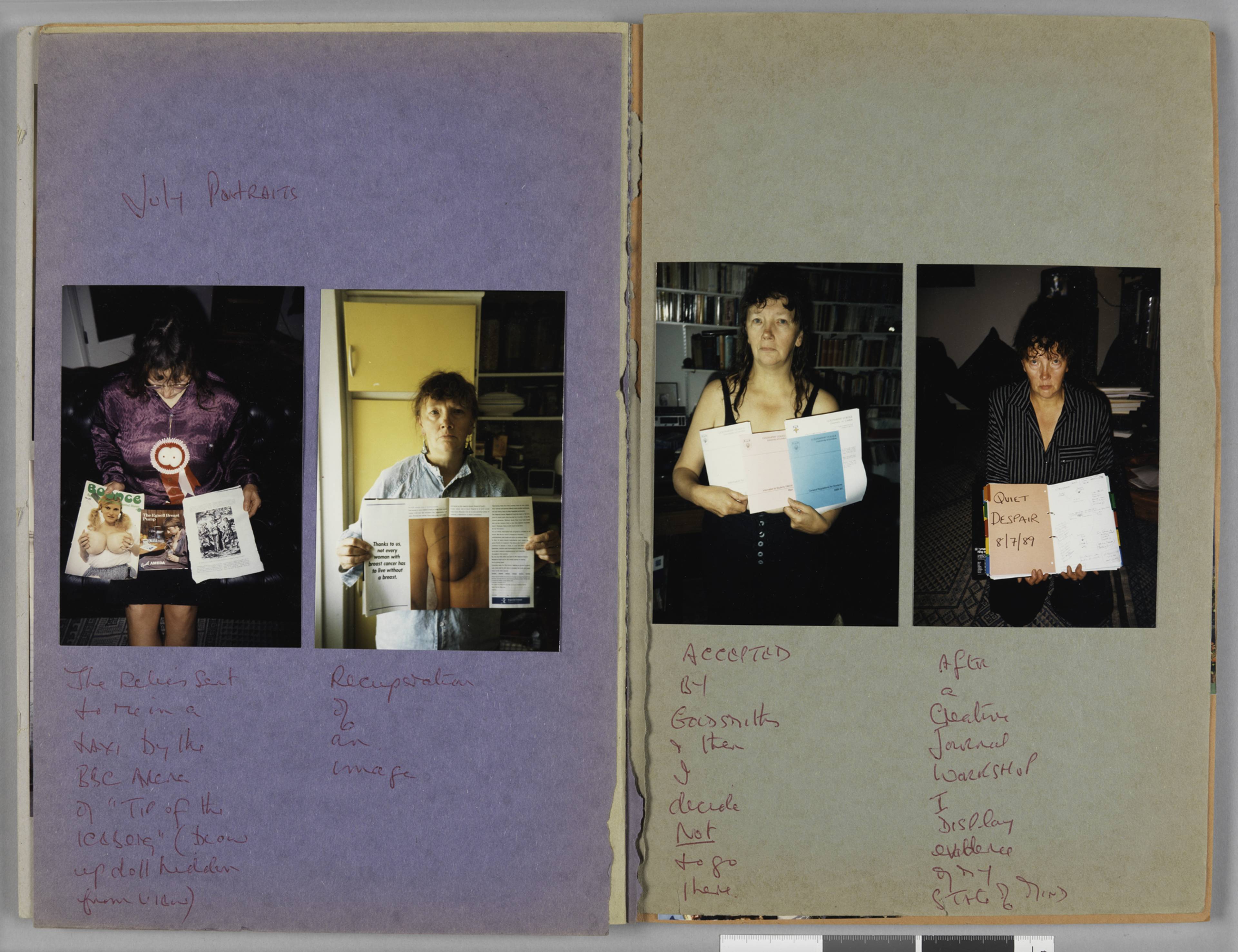 Jo Spence, Scrapbook “1989” (june-november 1989), 1989